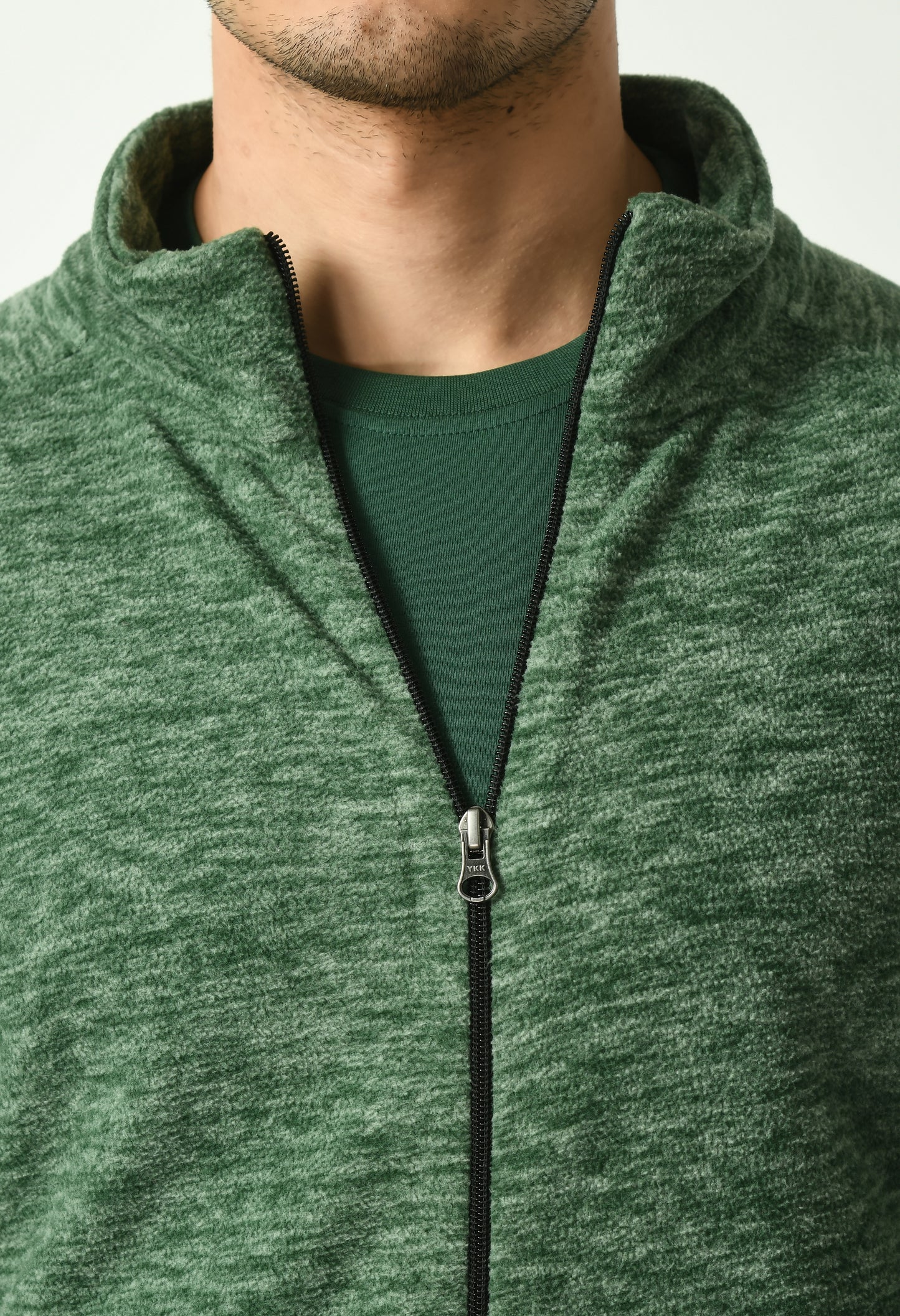 Polar Fleece Jacket for Men | Forest Green | USI