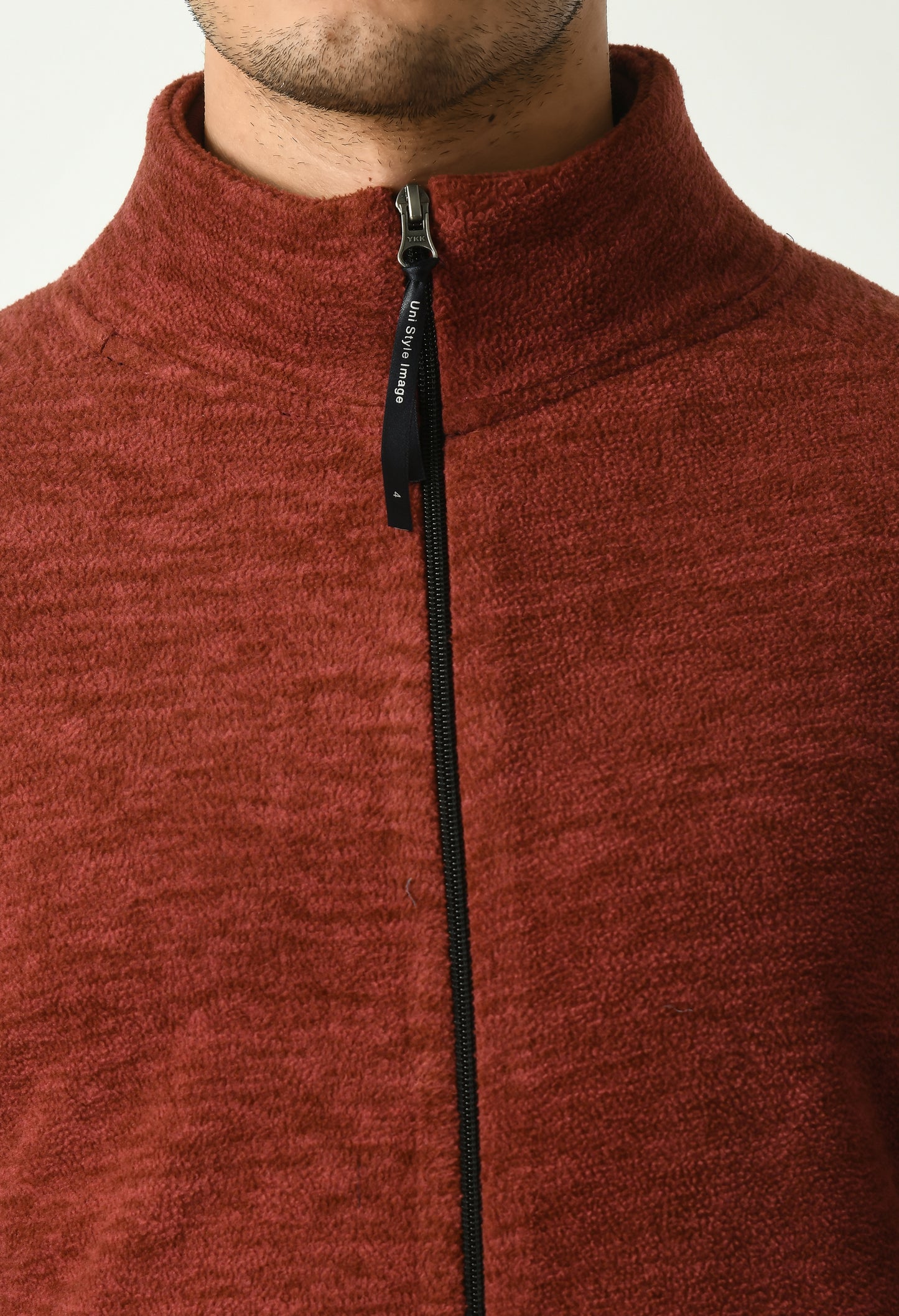 Polar Fleece Jacket for Men | Maroon | USI