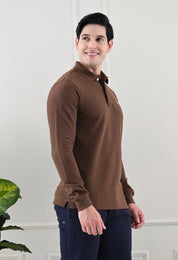 USI Concept 11 Polo Full Sleeves | Durable, Sustainable, Classic | Smart fit Polo T-shirt