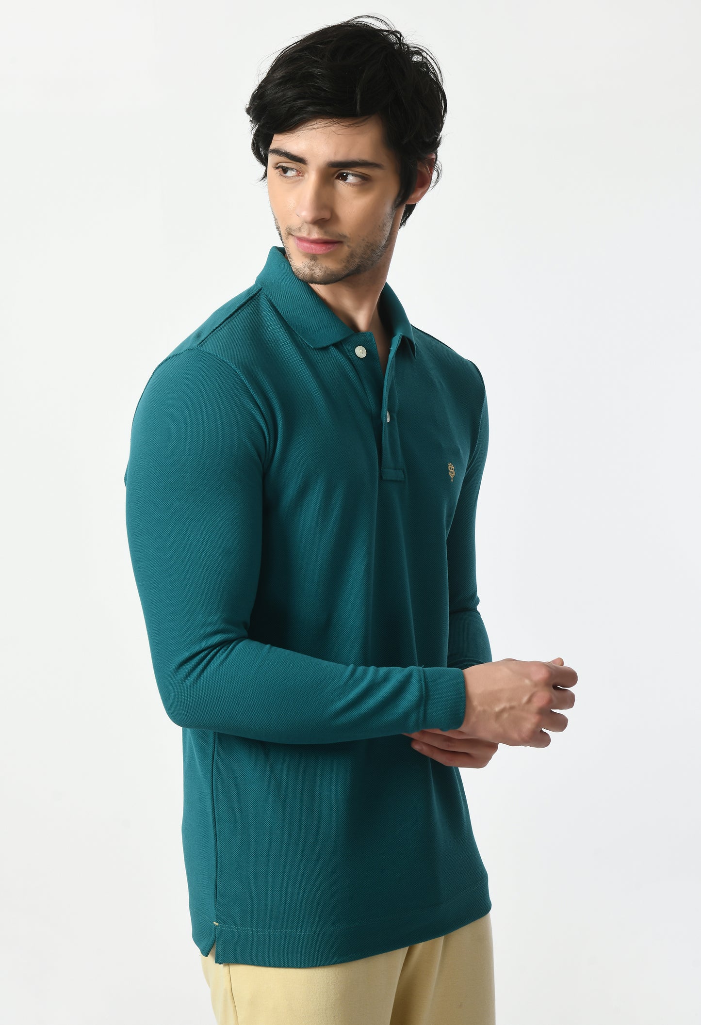 Concept 11 Full sleeve | Premium Polo for Men | Teal