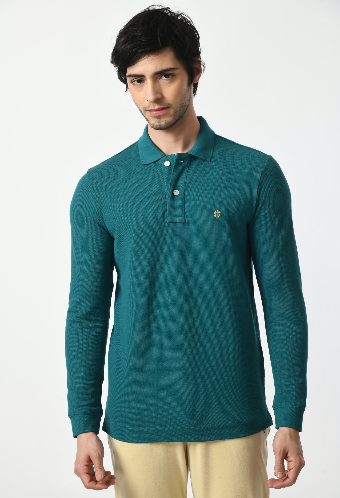 Concept 11 Full sleeve | Premium Polo for Men | Teal