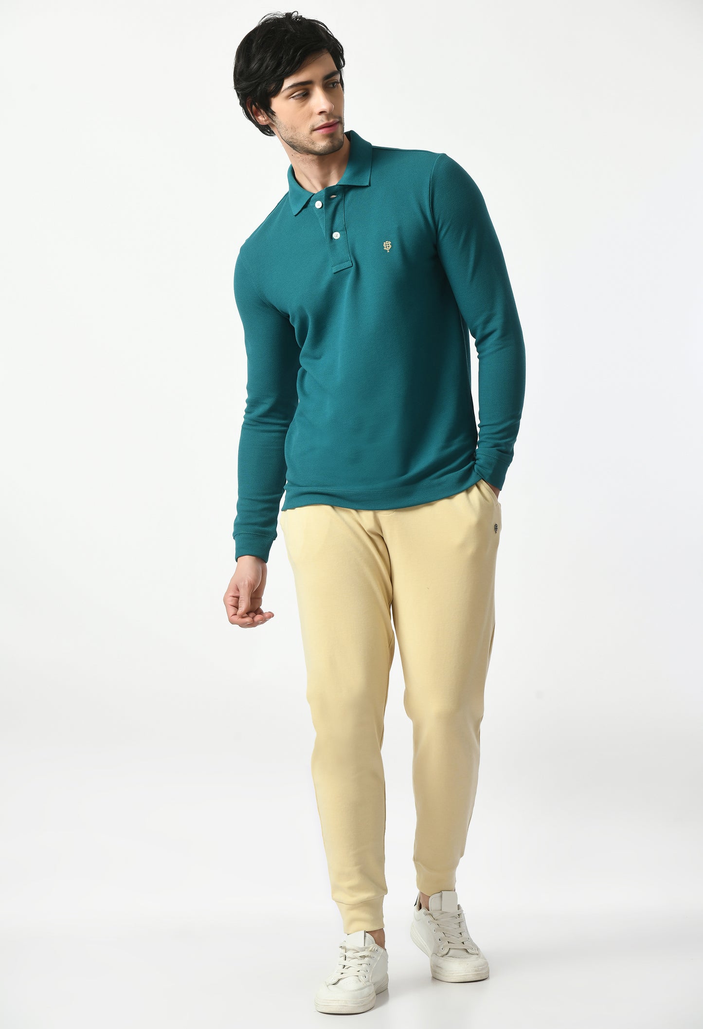 Concept 11 Full sleeve | Premium Polo for Men | Teal