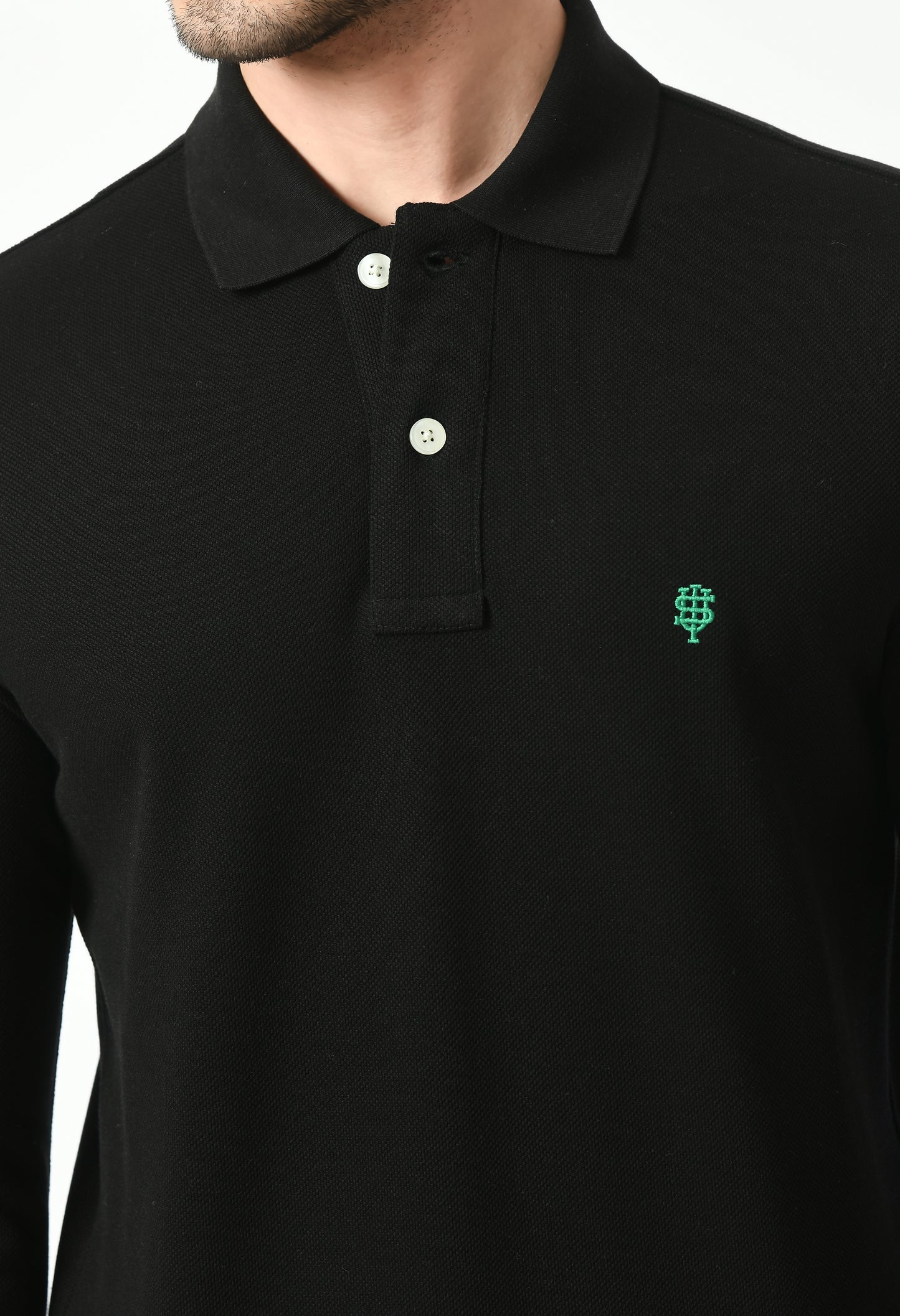 Concept 11 Full sleeve | Premium Polo for Men | Black