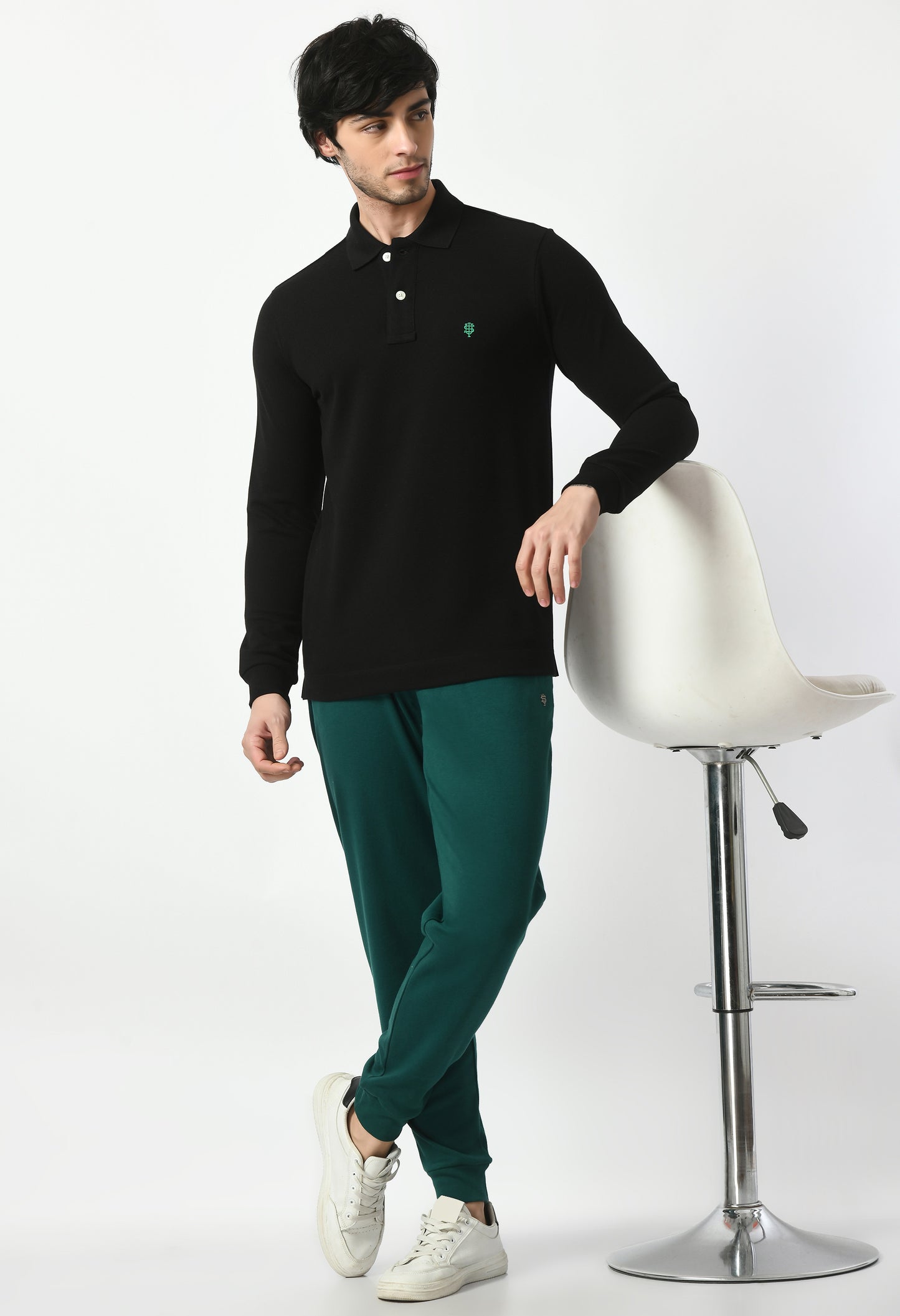 Concept 11 Full sleeve | Premium Polo for Men | Black