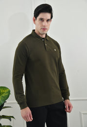 USI Concept 11 Polo Full Sleeves | Durable, Sustainable, Classic | Smart fit Polo T-shirt