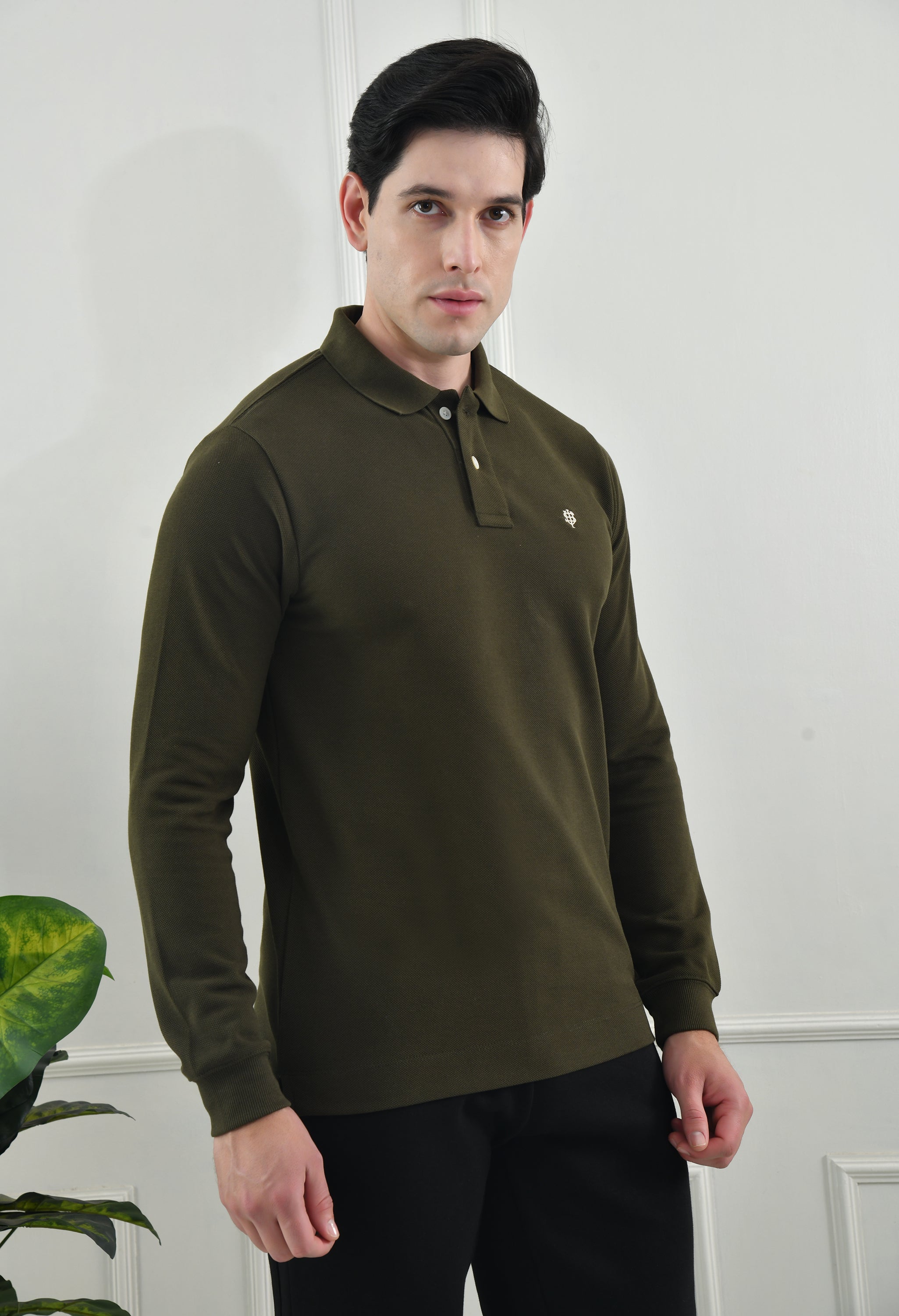 USI Concept 11 Polo Full Sleeves | Durable, Sustainable, Classic | Smart fit Polo T-shirt
