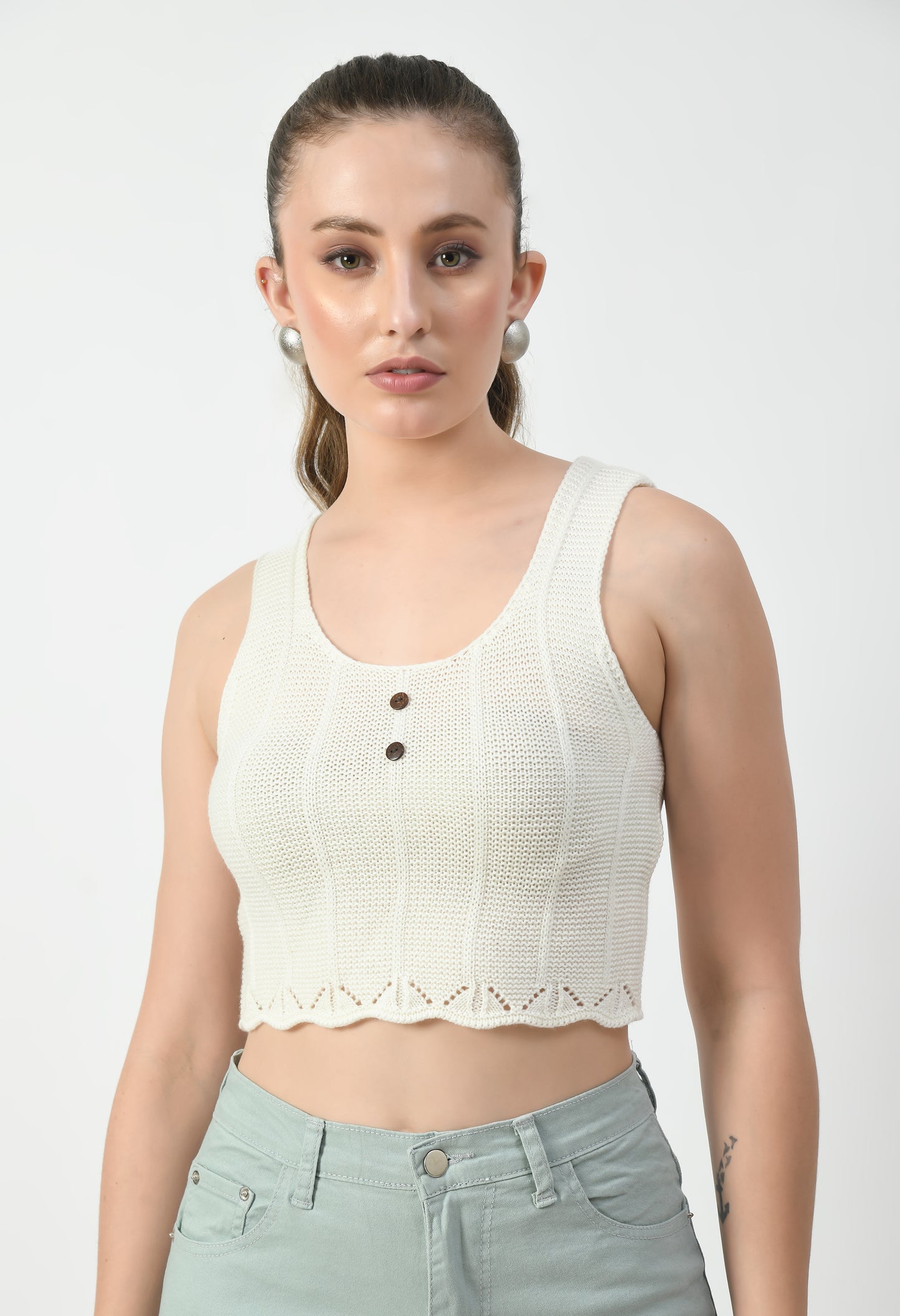 USI Textured top for Women