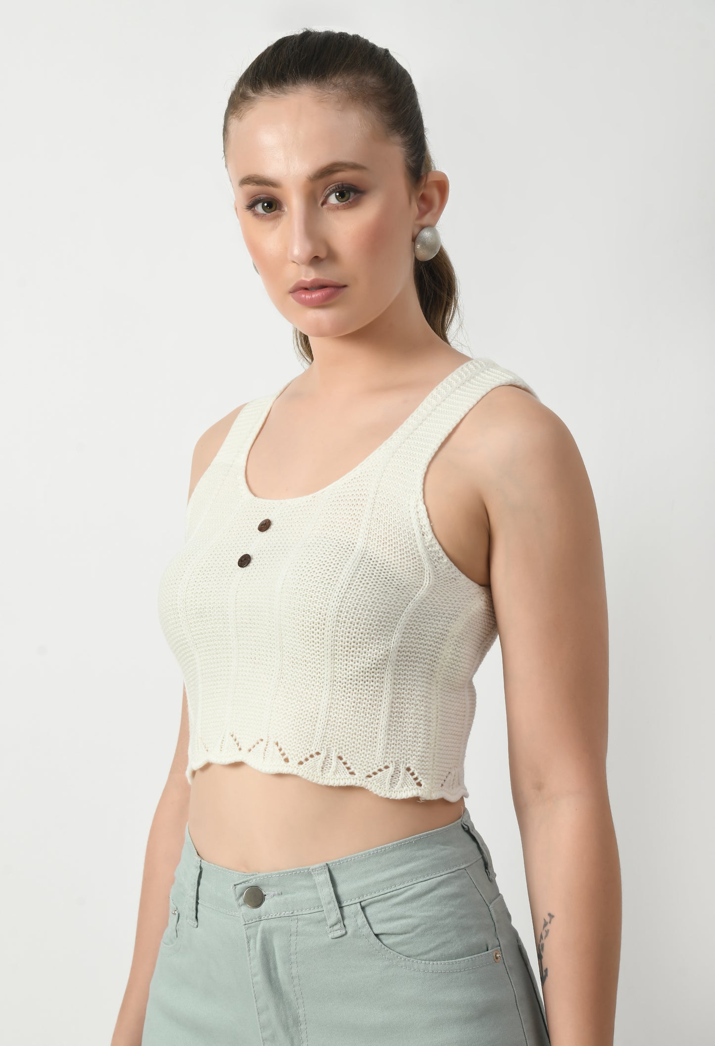 USI Textured top for Women