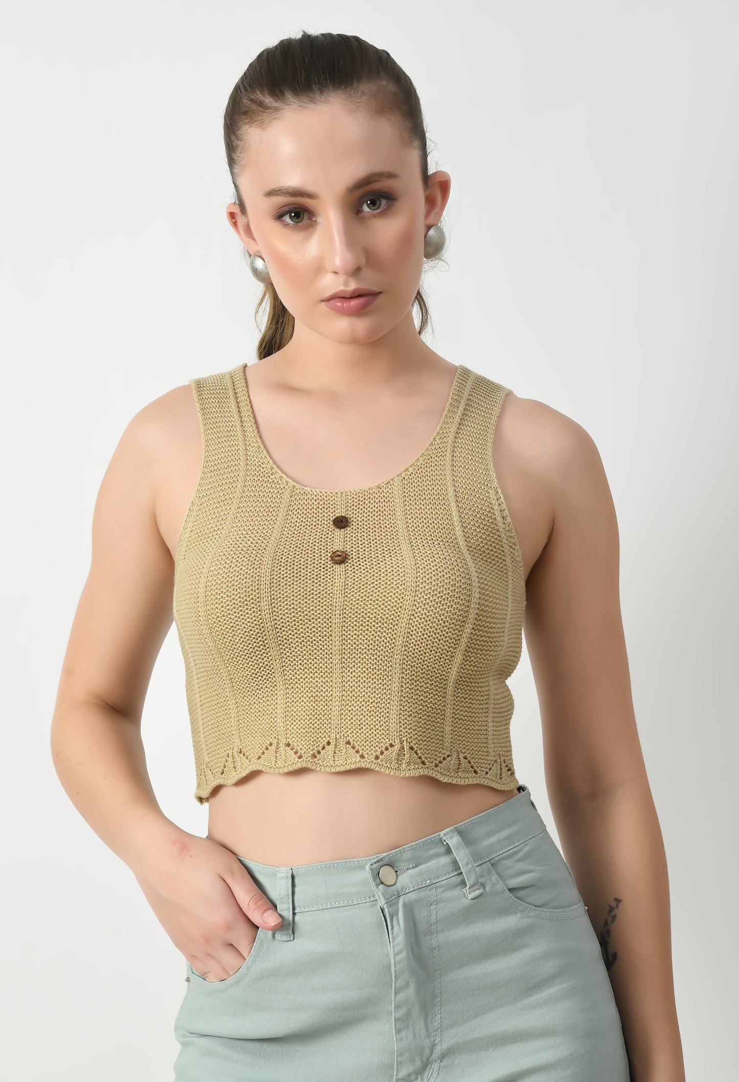 USI Textured top for Women