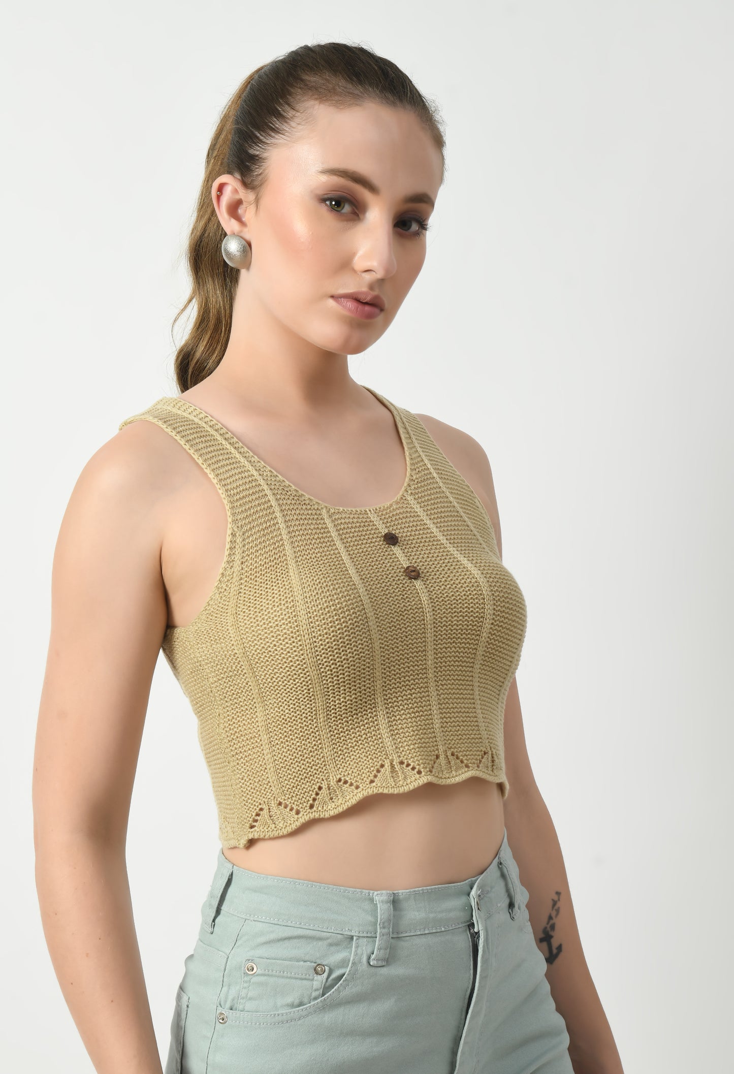 USI Textured top for Women