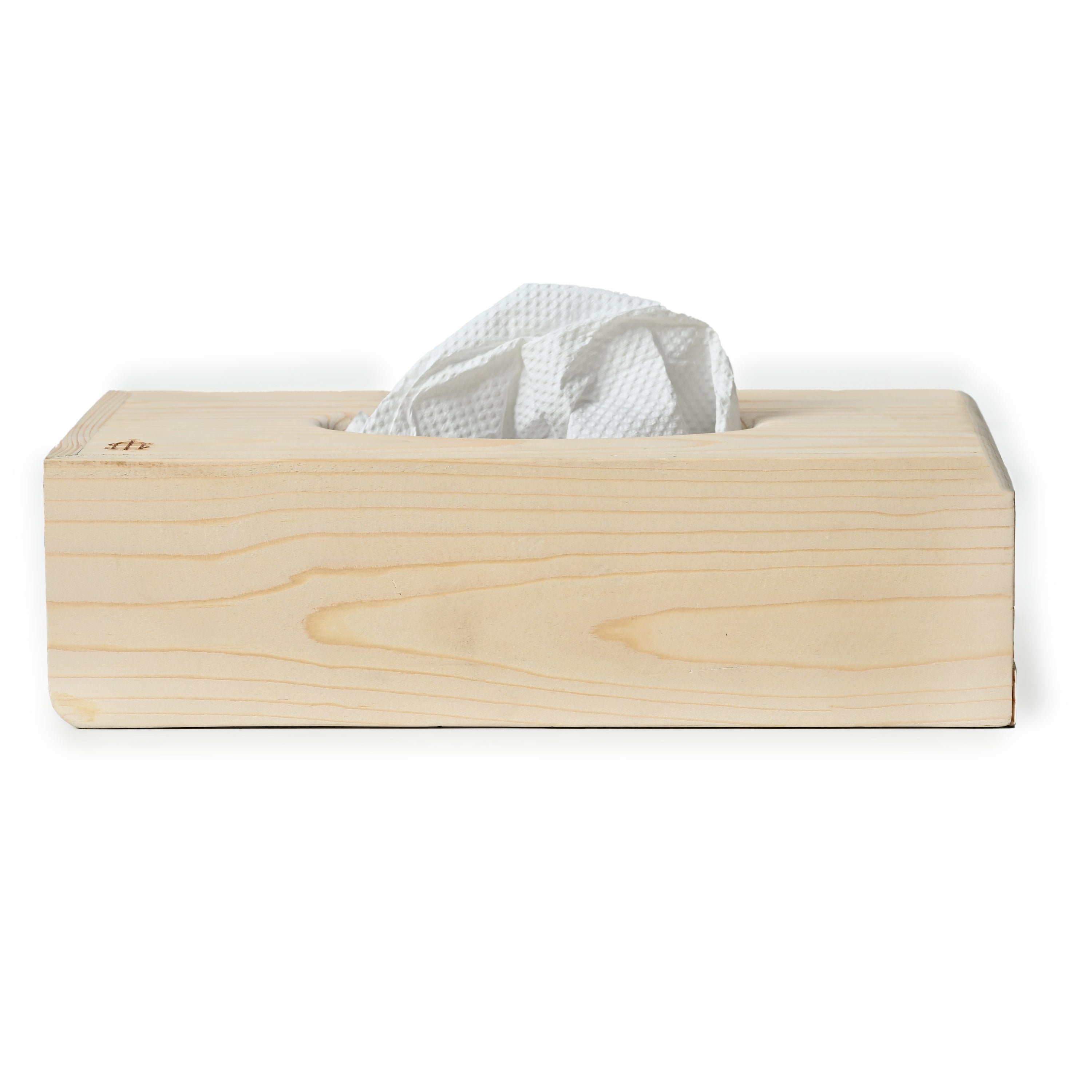 USI Upcycled Wooden Tissue Box | Durable, Sustainable, Classic