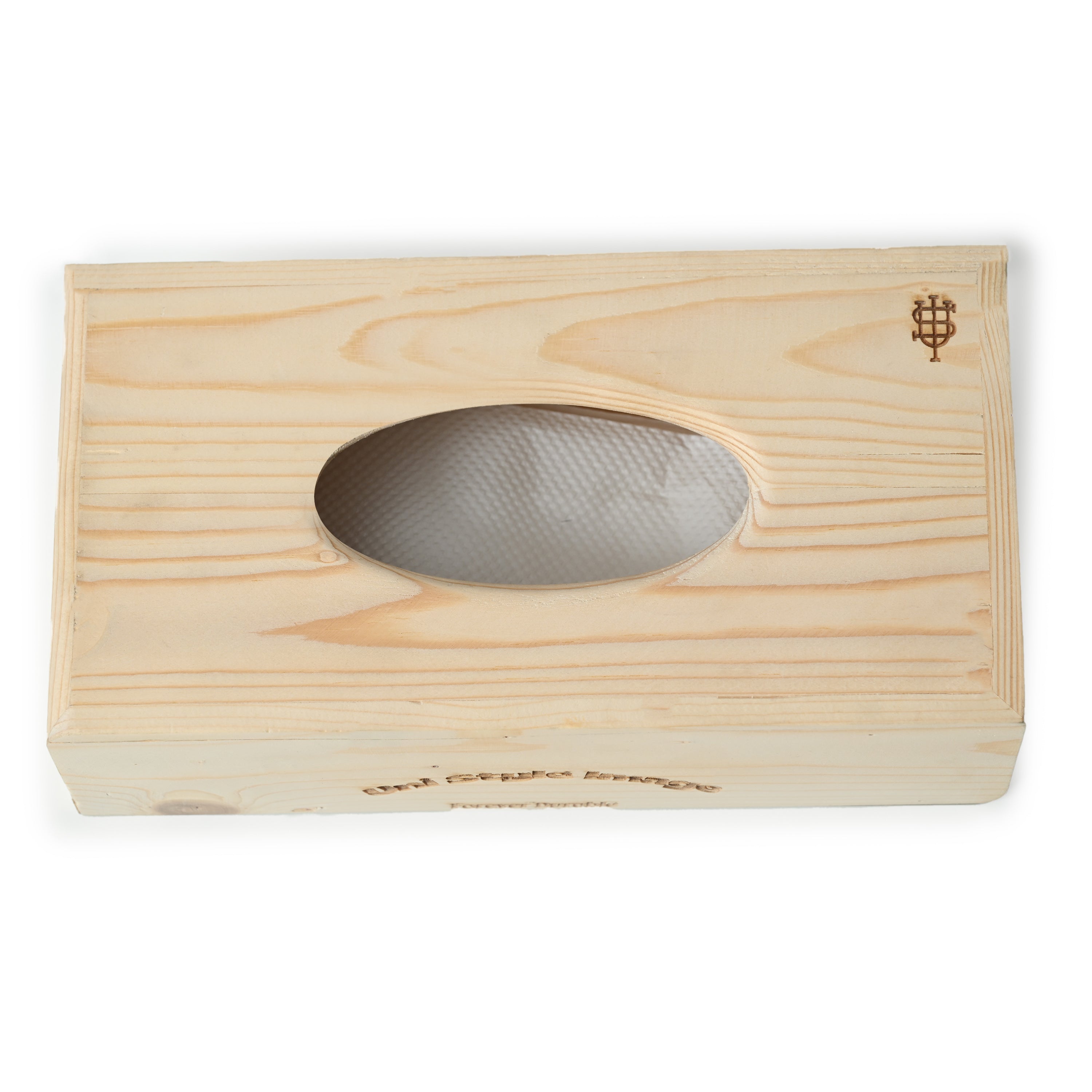 USI Upcycled Wooden Tissue Box | Durable, Sustainable, Classic