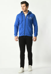 Men's front open hoodie | USI logo on chest | Hooded jacket