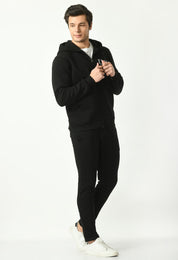 Men's front open hoodie | USI logo on chest | Hooded jacket