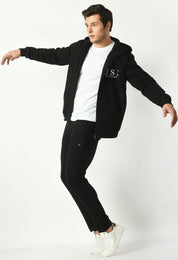 Men's front open hoodie | USI logo on chest | Hooded jacket