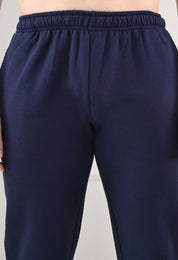 USI Men's Warm Cotton Fleece Trackpant | Super Soft, Comfortable | Regular fit - Zip & Pen Pocket