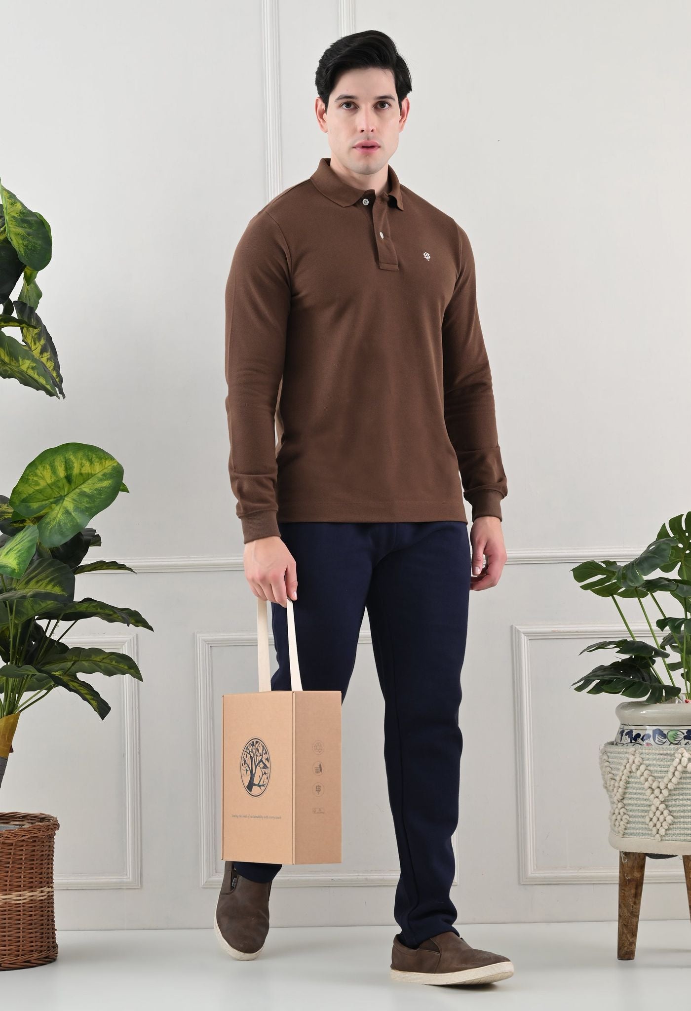 USI Concept 11 Polo Full Sleeves | Durable, Sustainable, Classic | Smart fit Polo T-shirt