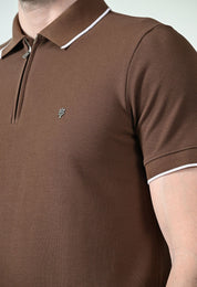 USI Concept 11 Polo with Tipping & Zip