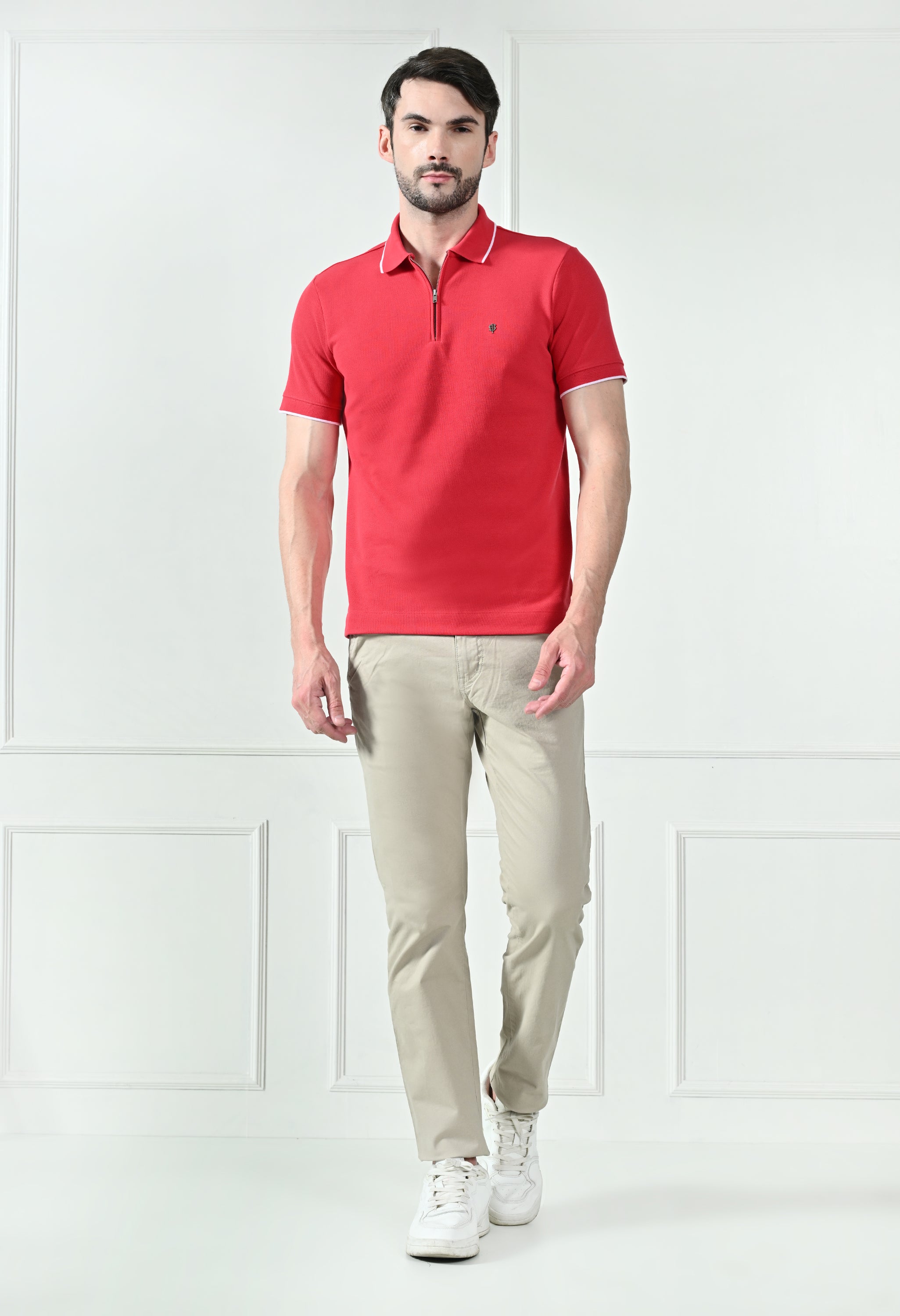 USI Concept 11 Polo with Tipping & Zip