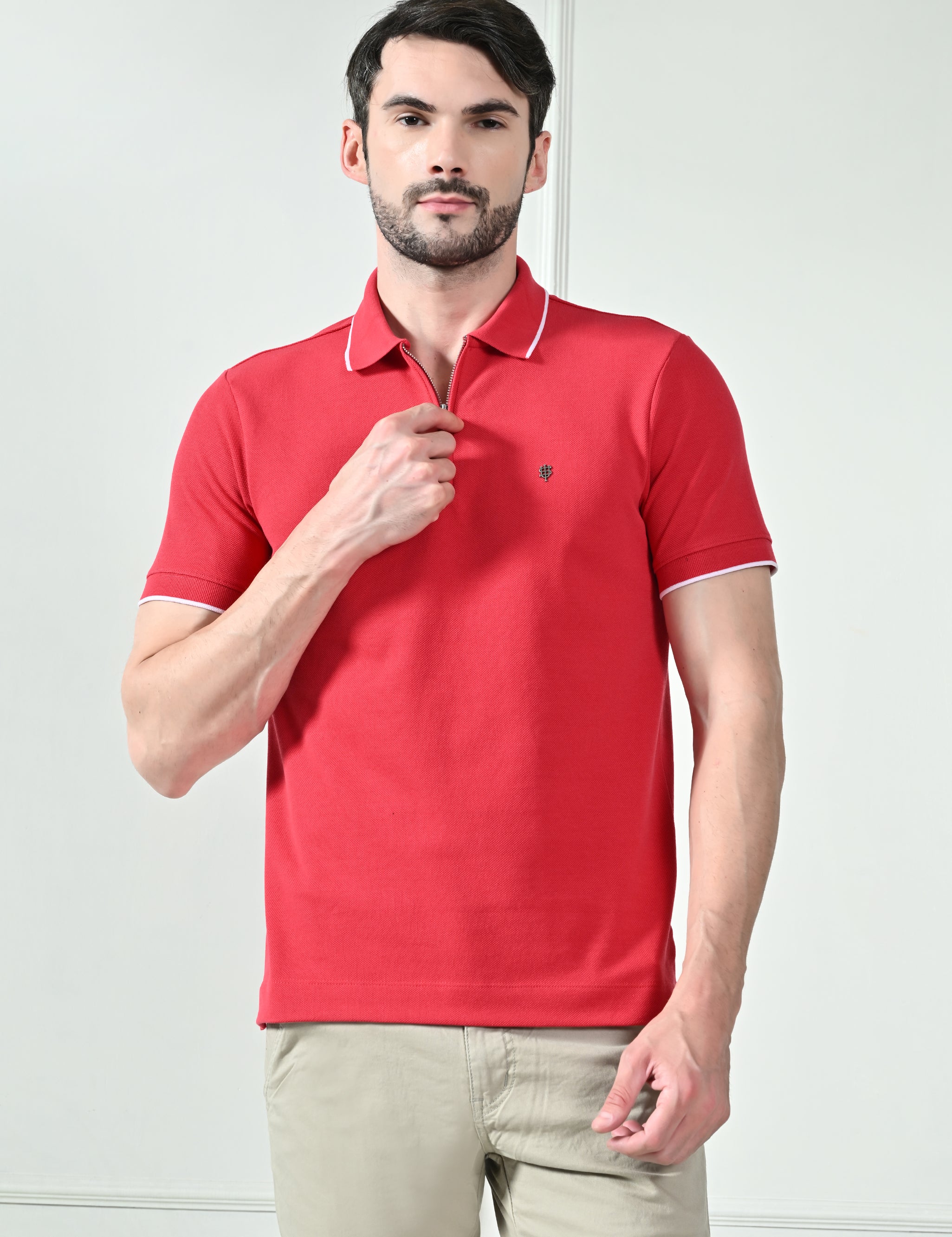 USI Concept 11 Polo with Tipping & Zip