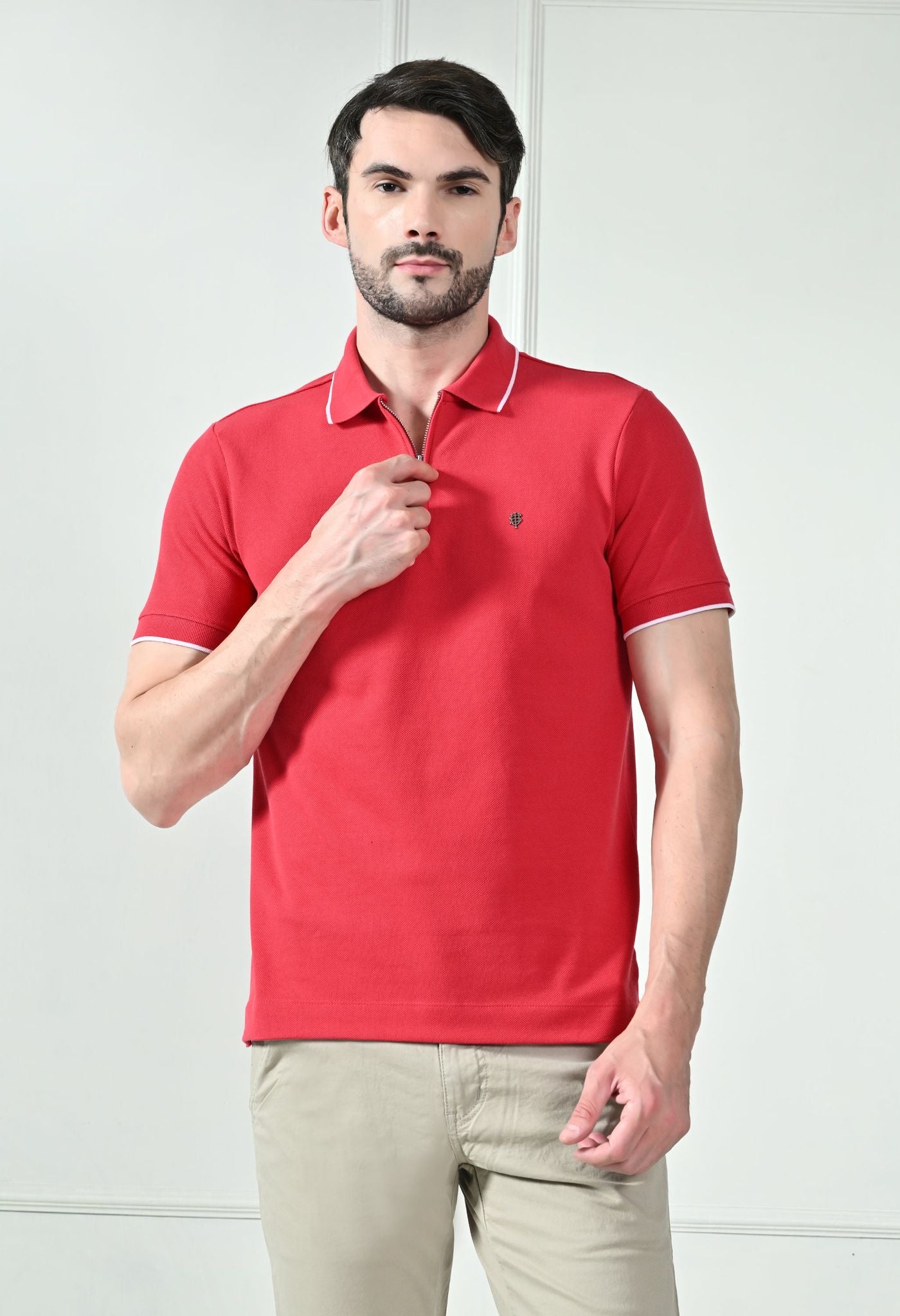 USI Concept 11 Polo with Tipping & Zip