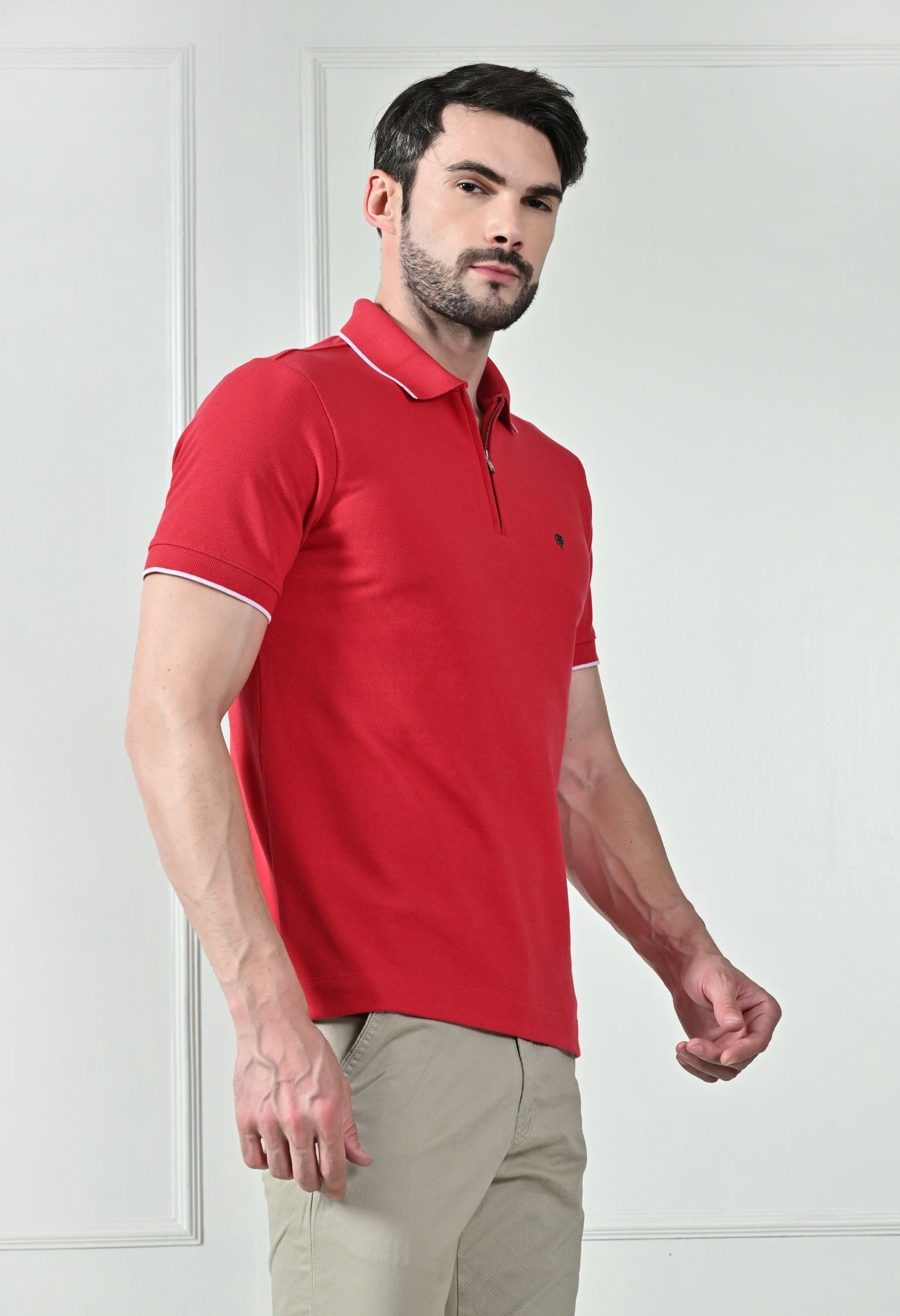 USI Concept 11 Polo with Tipping & Zip