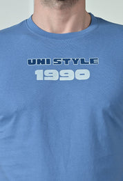 USI crew neck graphic tee | 1990