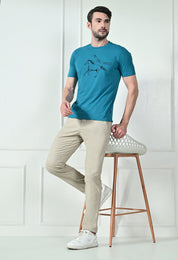 USI Crew neck graphic tee | Horse mentality #1