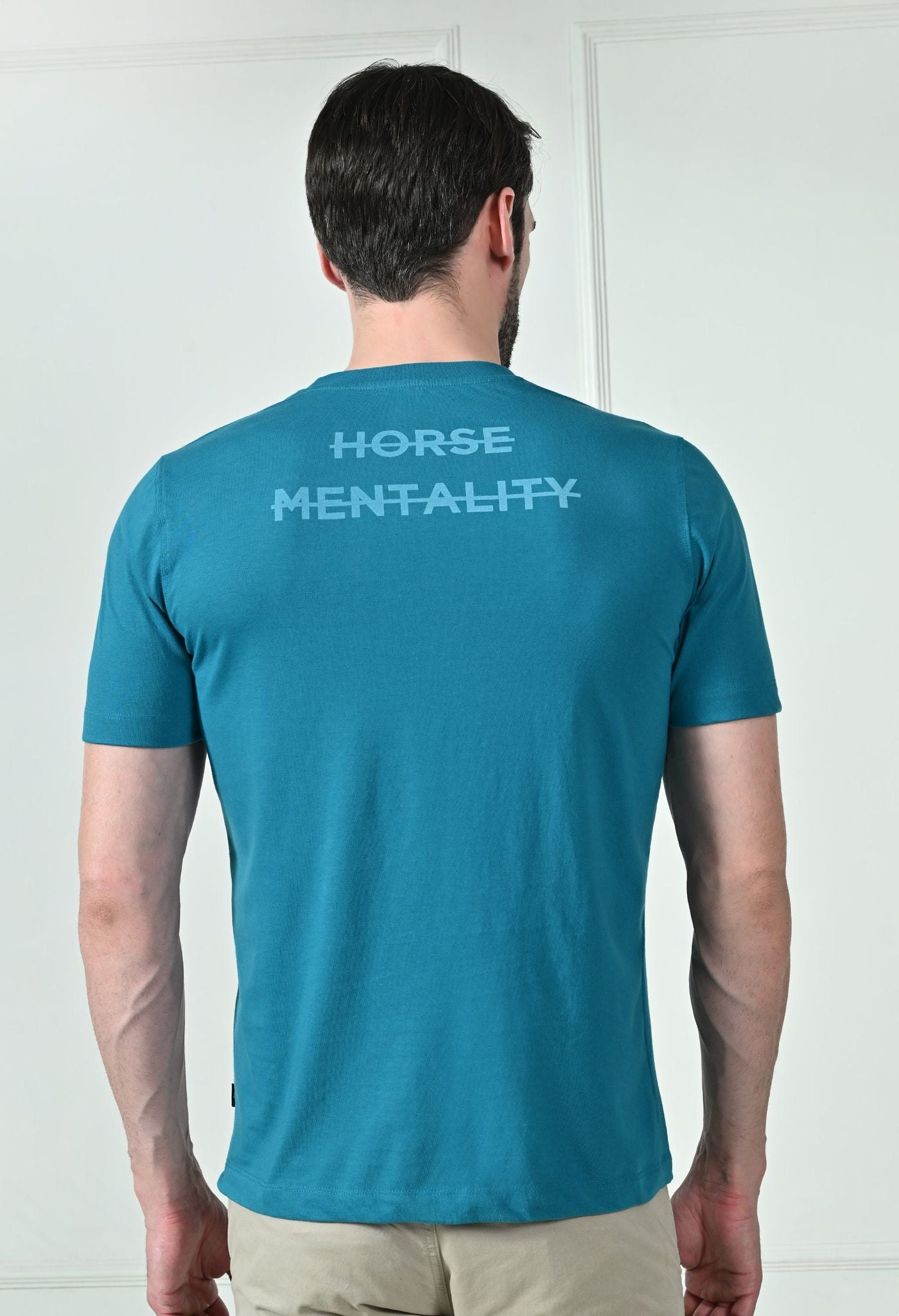 USI Crew neck graphic tee | Horse mentality #1