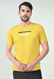 USI crew neck graphic tee | 1990