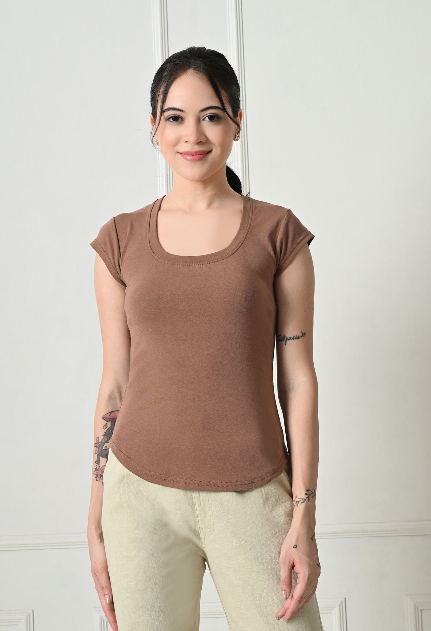 USI U Neck Top | Soft , Durable , Elegant