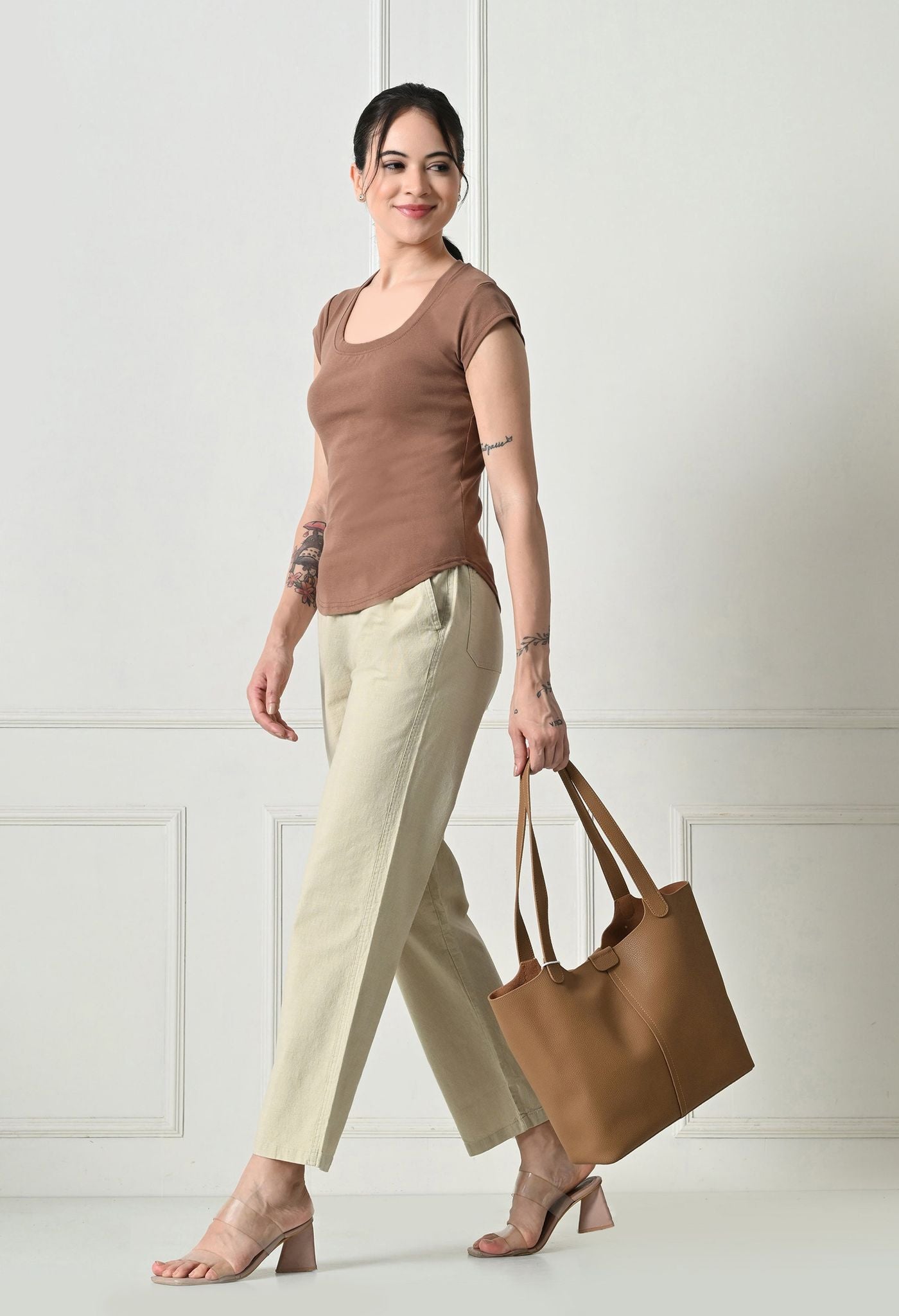 USI U Neck Top | Soft , Durable , Elegant