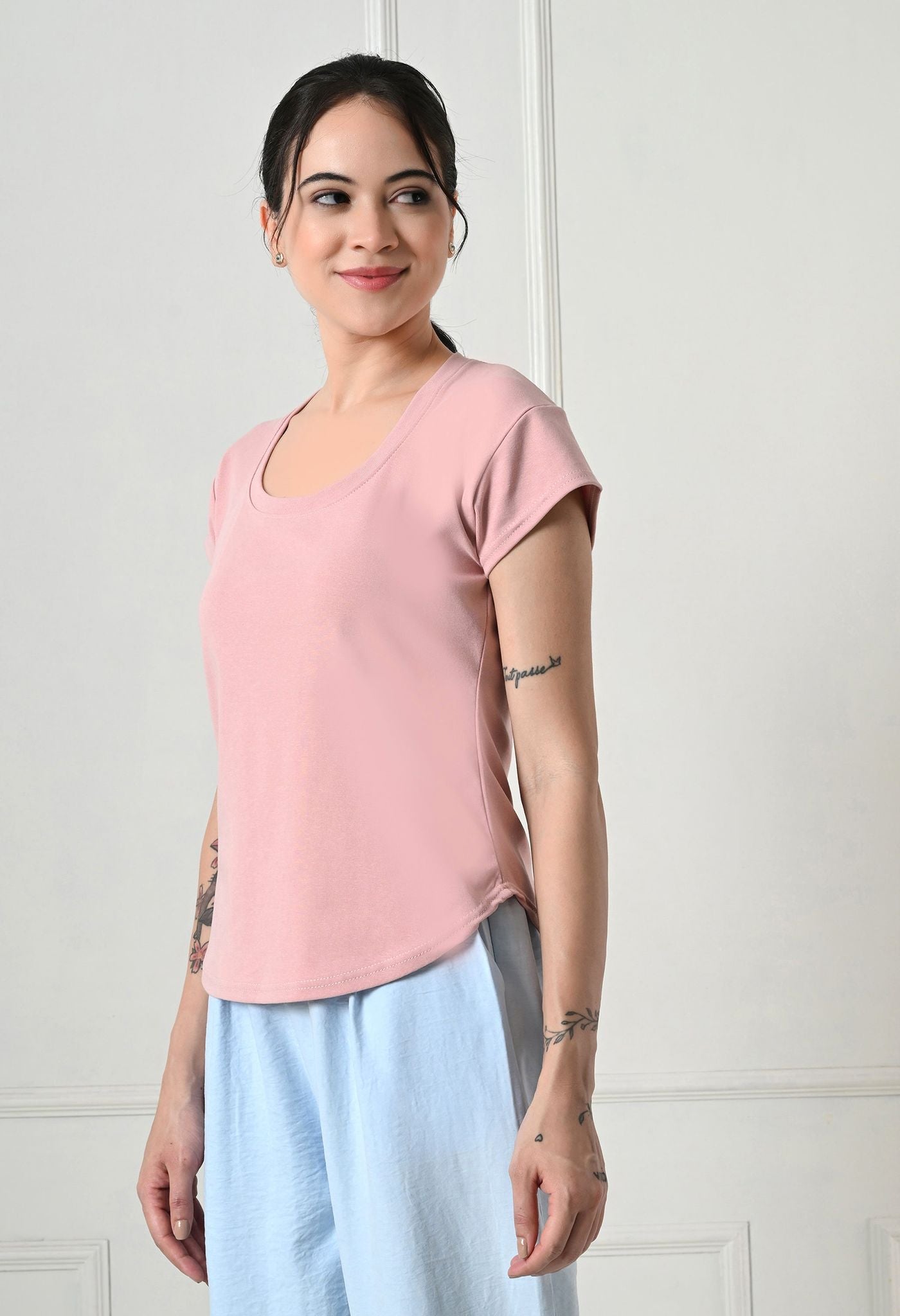 USI U Neck Top | Soft , Durable , Elegant