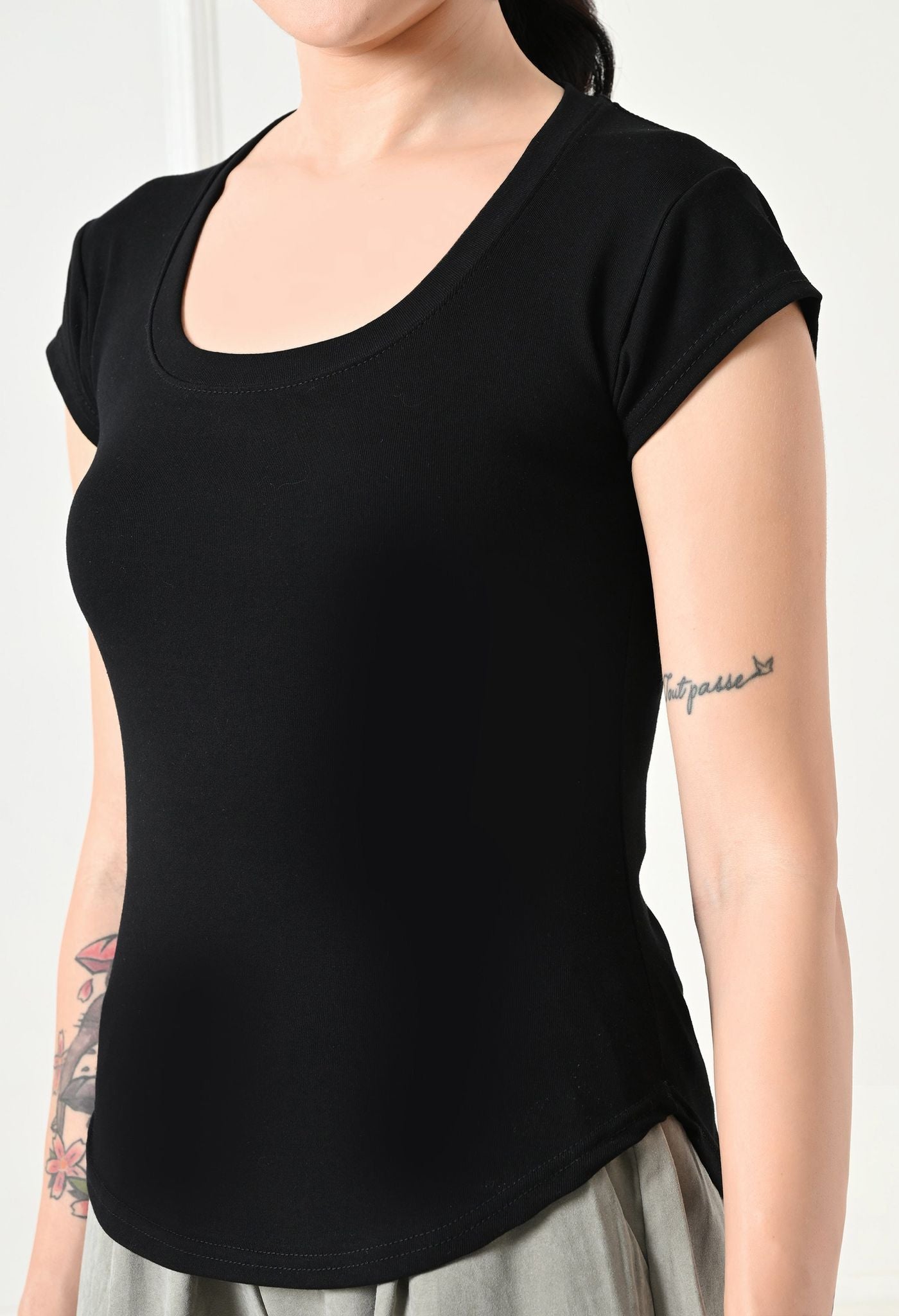 USI U Neck Top | Soft , Durable , Elegant