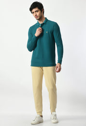 USI Concept 11 Polo Full Sleeves | Durable, Sustainable, Classic | Smart fit Polo T-shirt