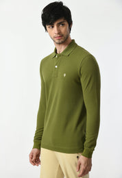 USI Concept 11 Polo Full Sleeves | Durable, Sustainable, Classic | Smart fit Polo T-shirt