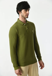 USI Concept 11 Polo Full Sleeves | Durable, Sustainable, Classic | Smart fit Polo T-shirt