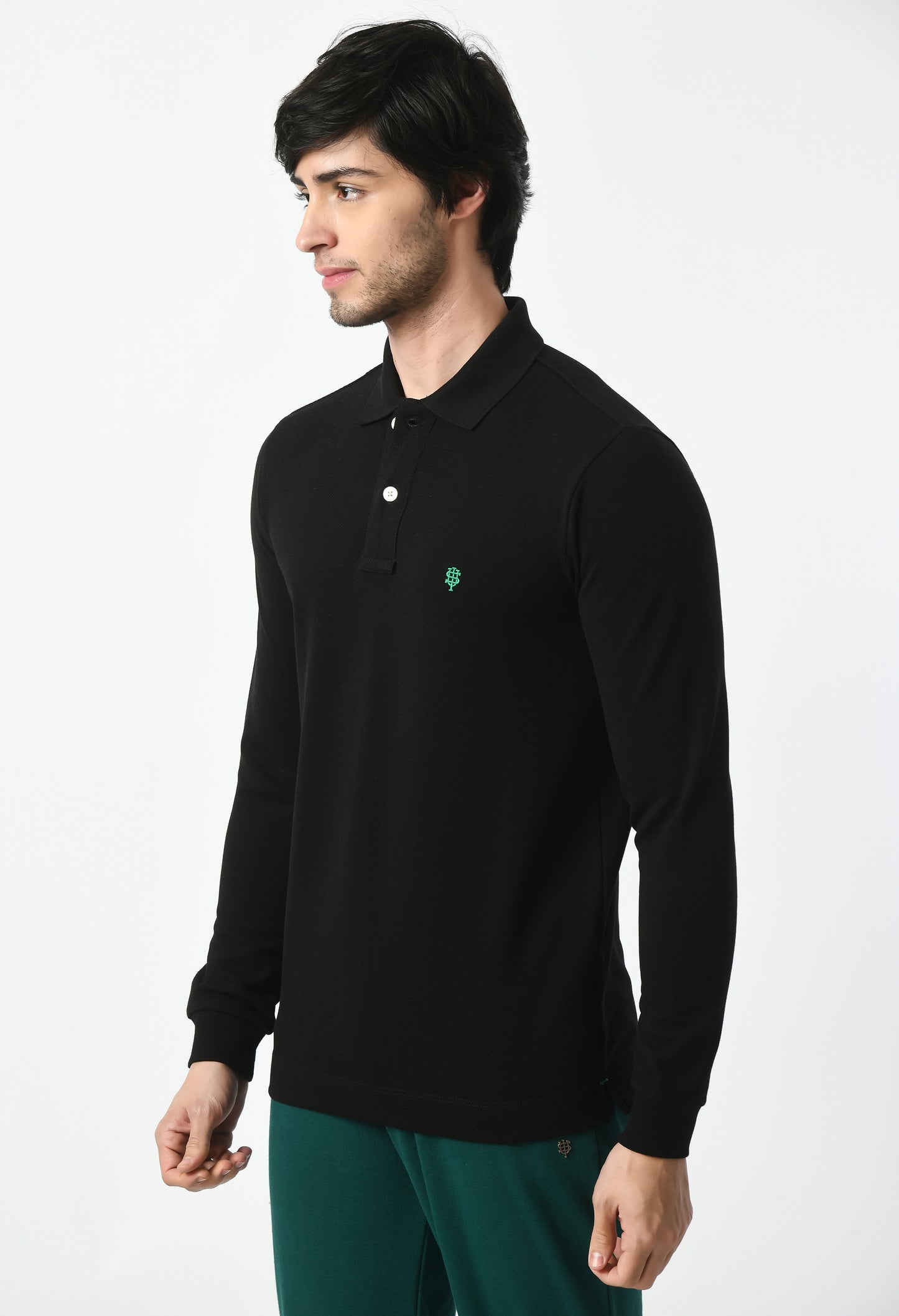 Concept 11 Full sleeve | Premium Polo for Men | Black