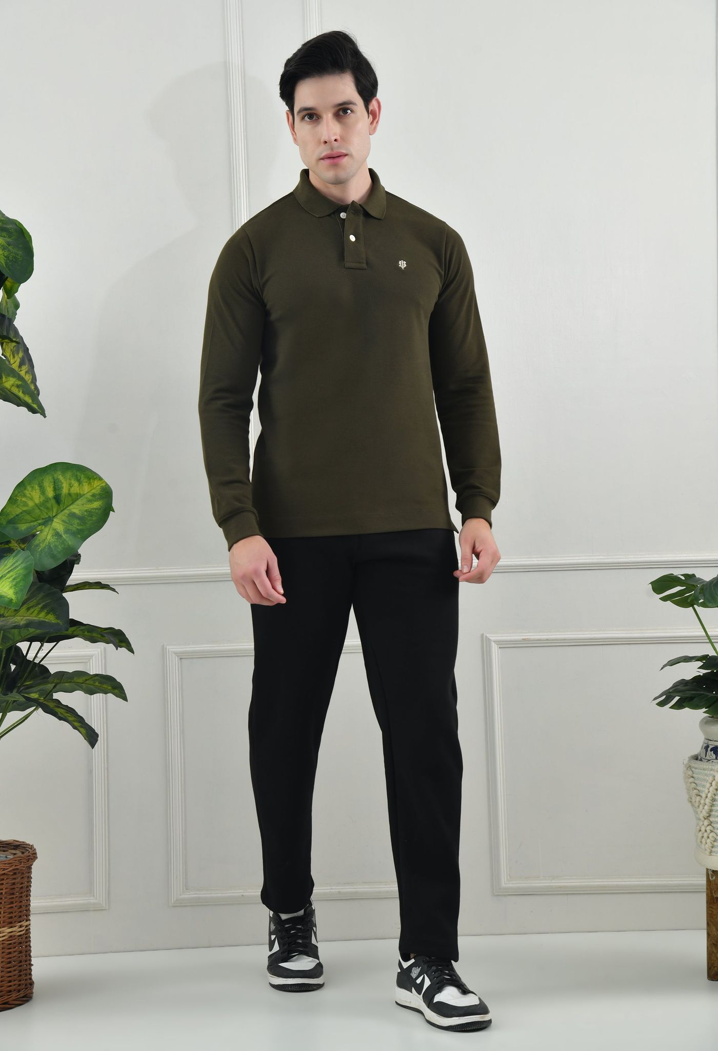 USI Concept 11 Polo Full Sleeves | Durable, Sustainable, Classic | Smart fit Polo T-shirt