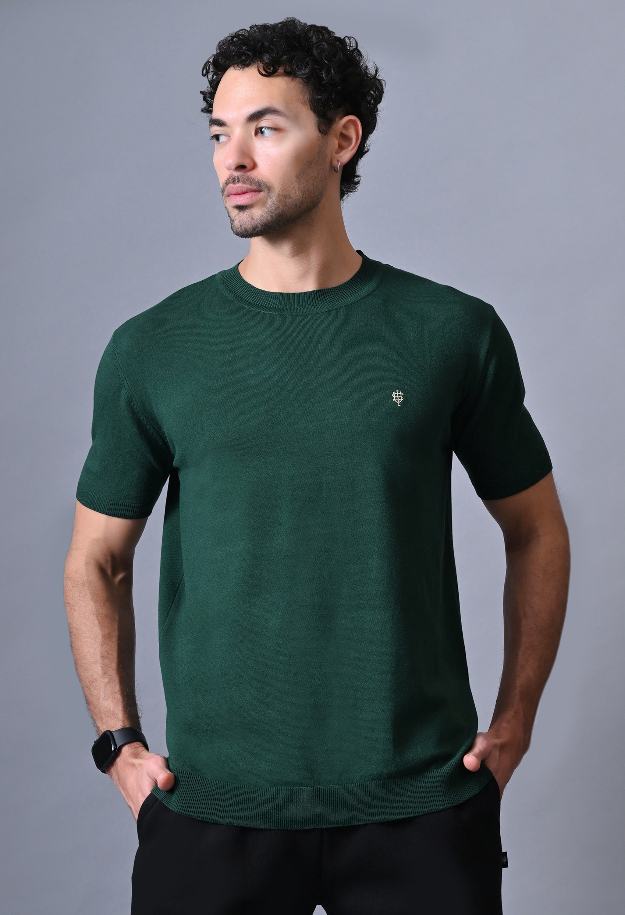 Classic Men's Knitted T-shirt