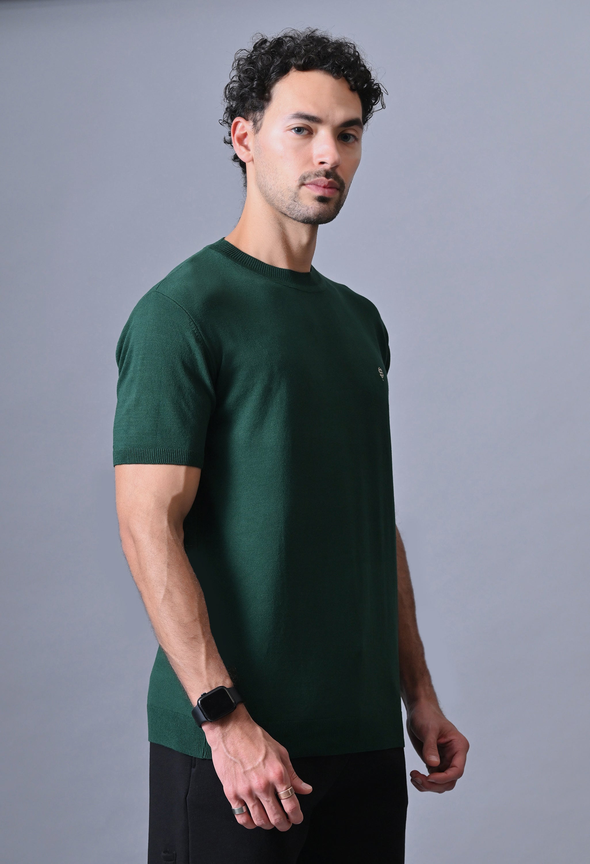 Classic Men's Knitted T-shirt