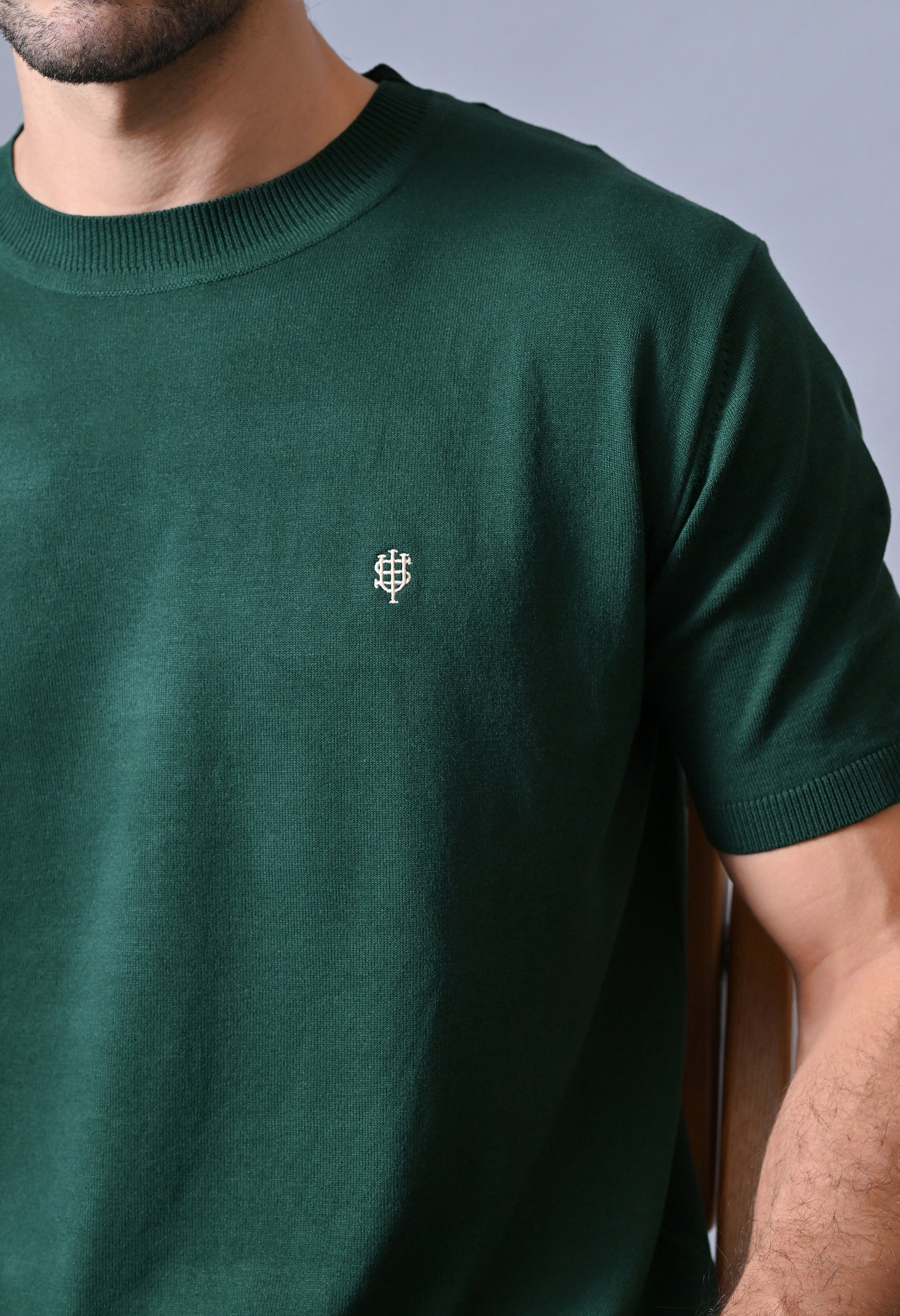 Classic Men's Knitted T-shirt