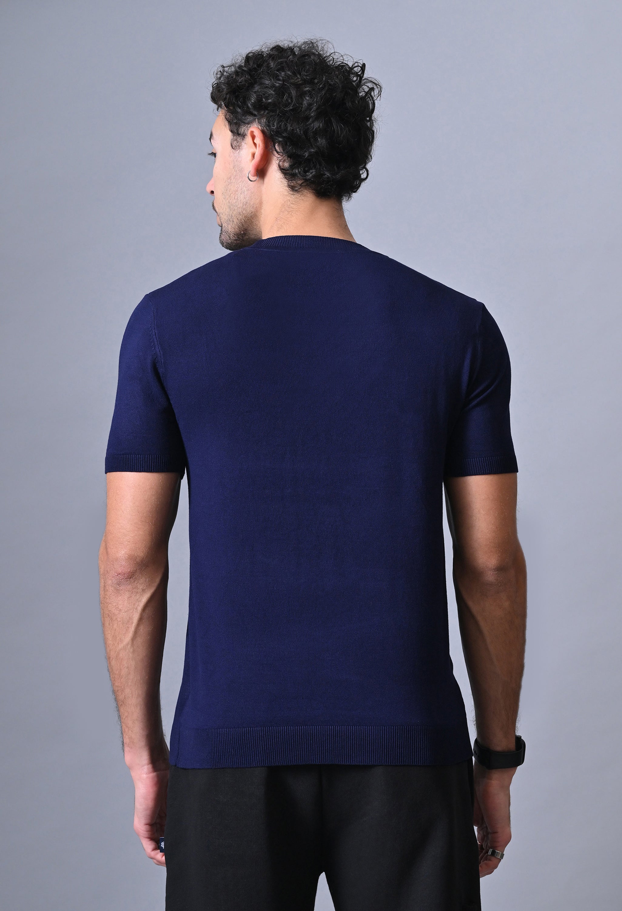 Classic Men's Knitted T-shirt