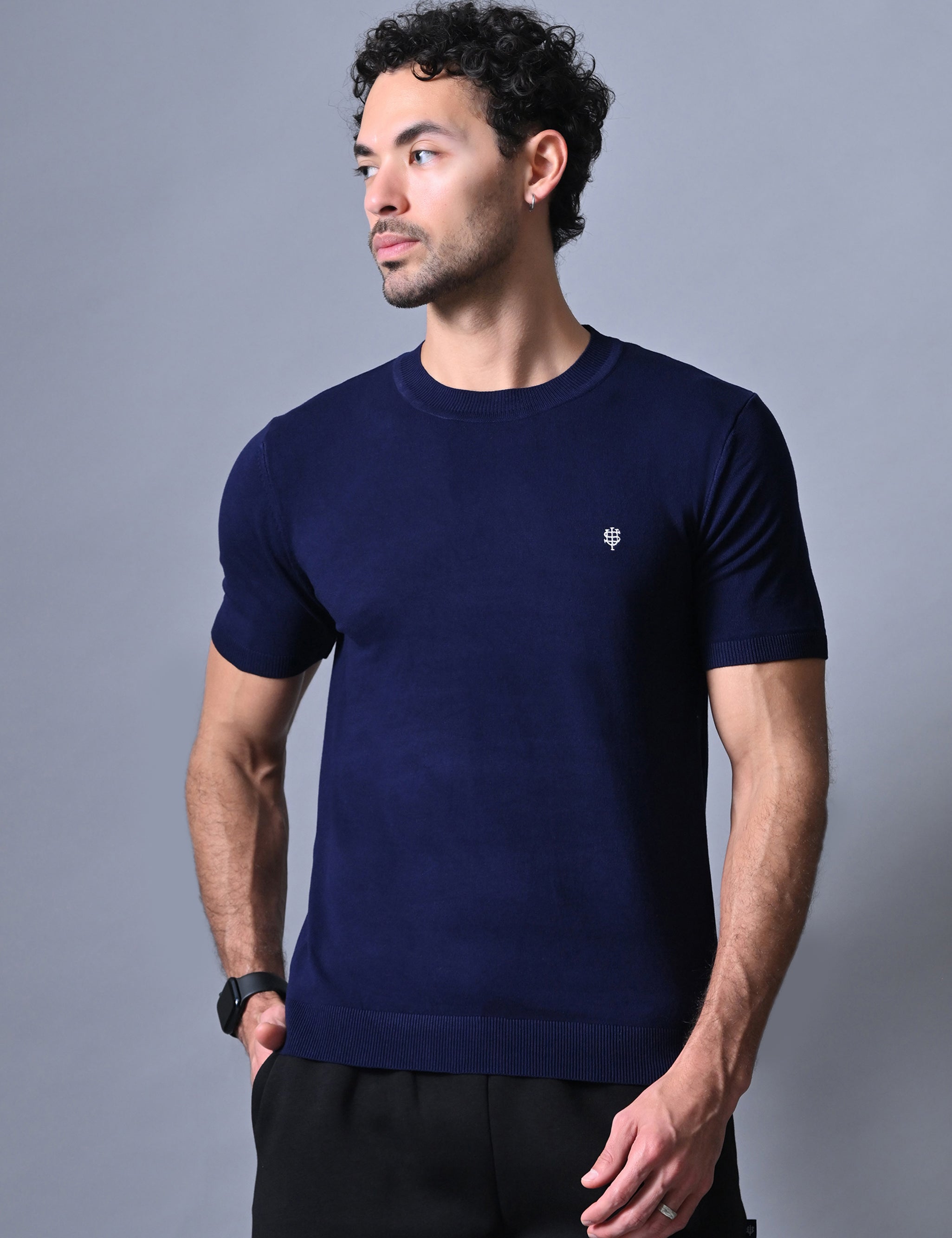 Classic Men's Knitted T-shirt