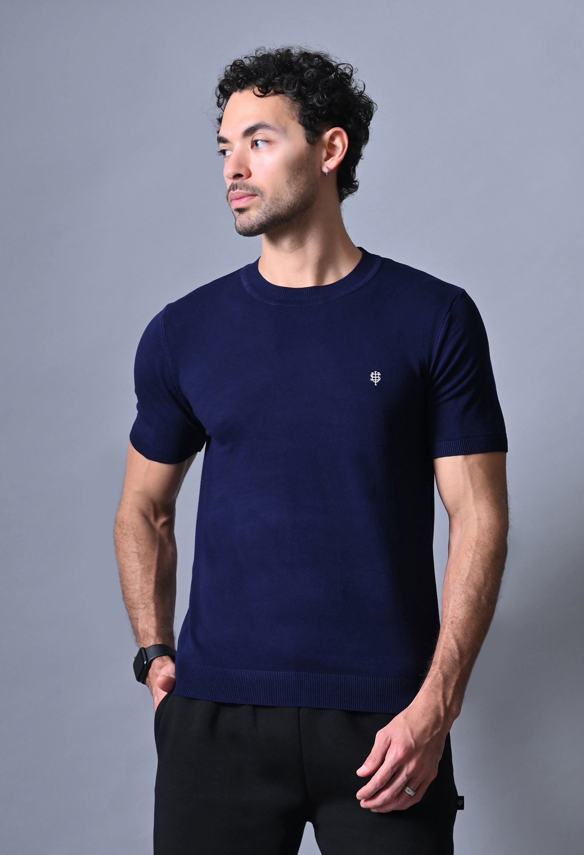 Classic Men's Knitted T-shirt