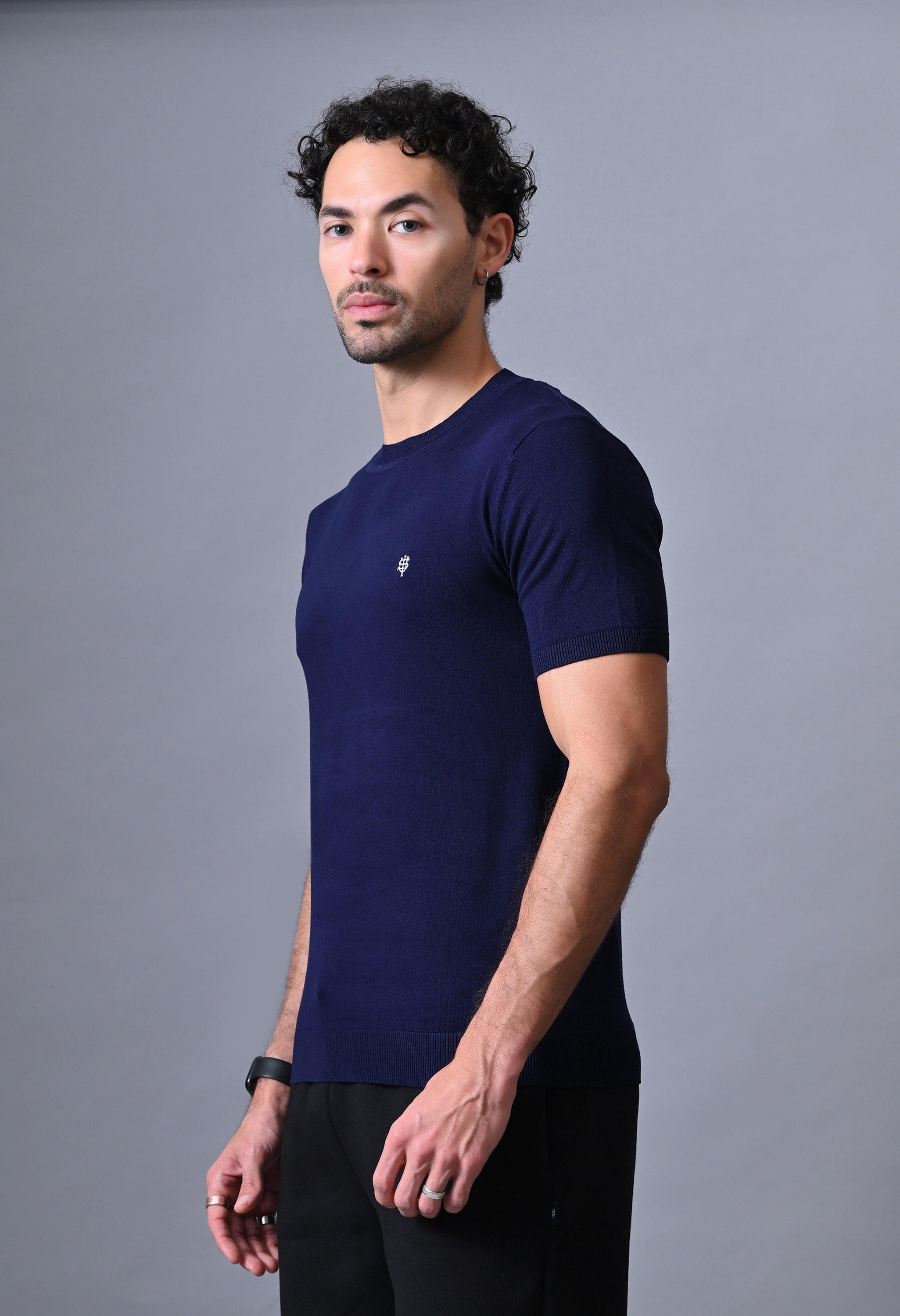 Classic Men's Knitted T-shirt