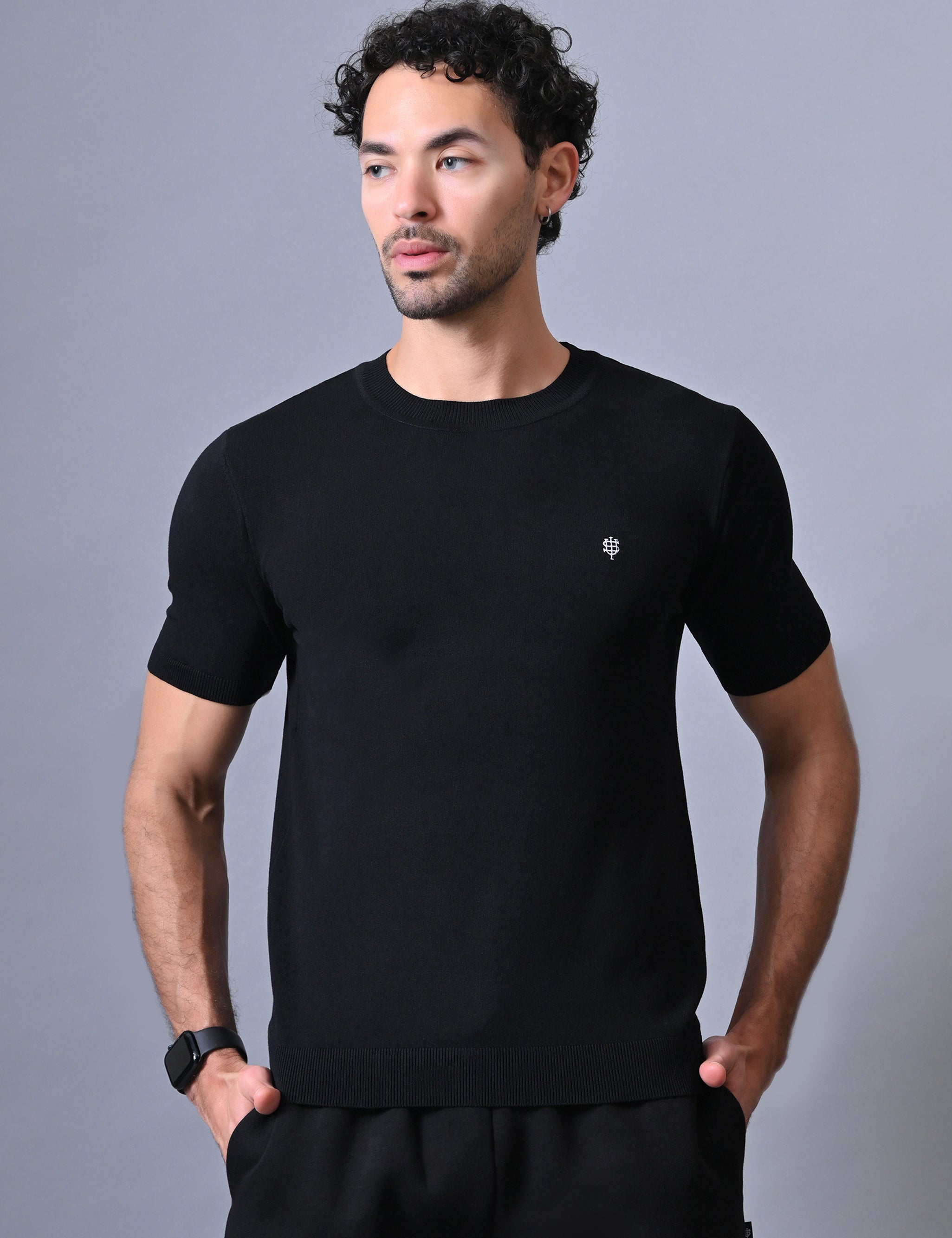 Classic Men's Knitted T-shirt