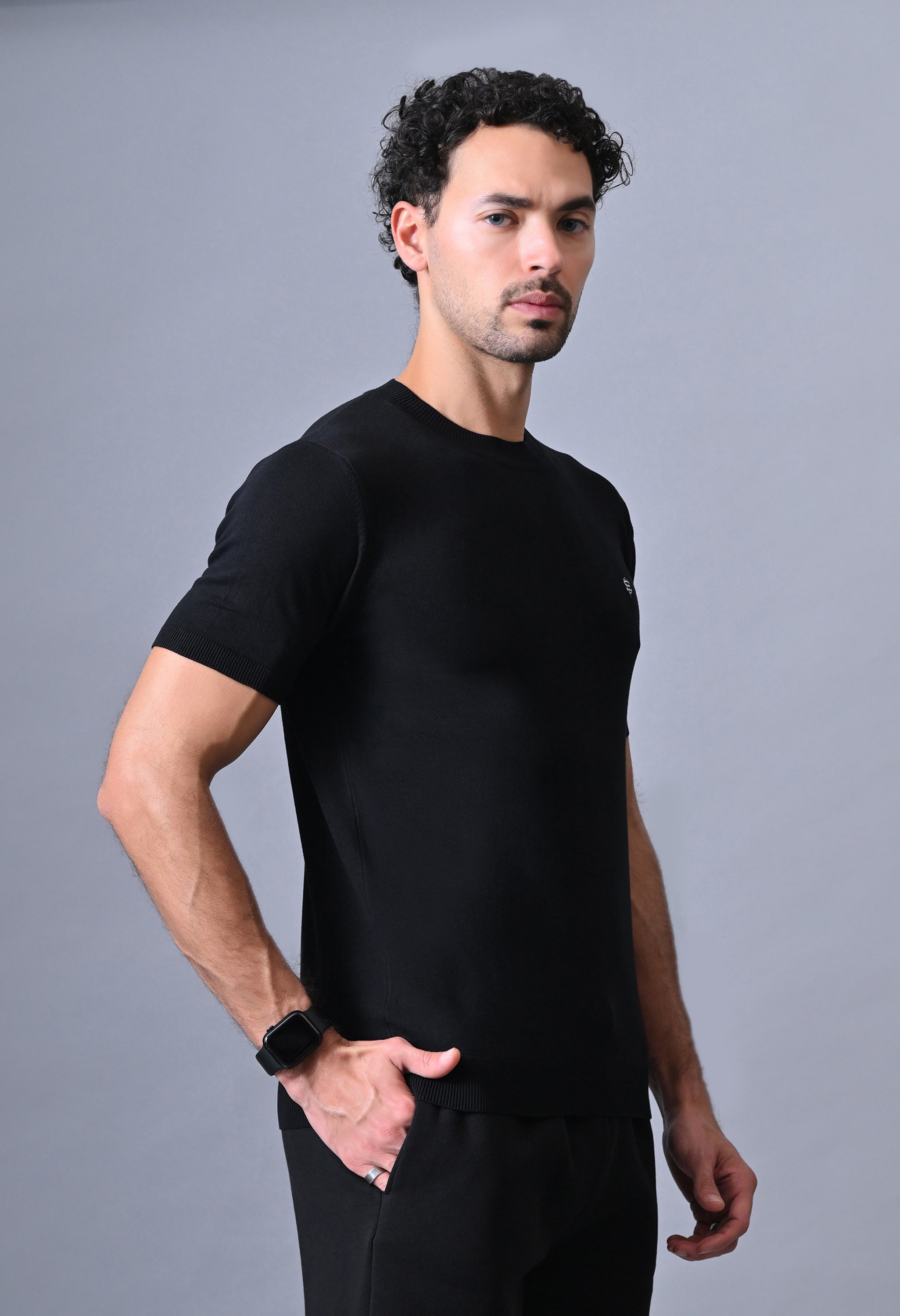 Classic Men's Knitted T-shirt