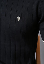 Classic Striped T-shirt with Tipping for Men