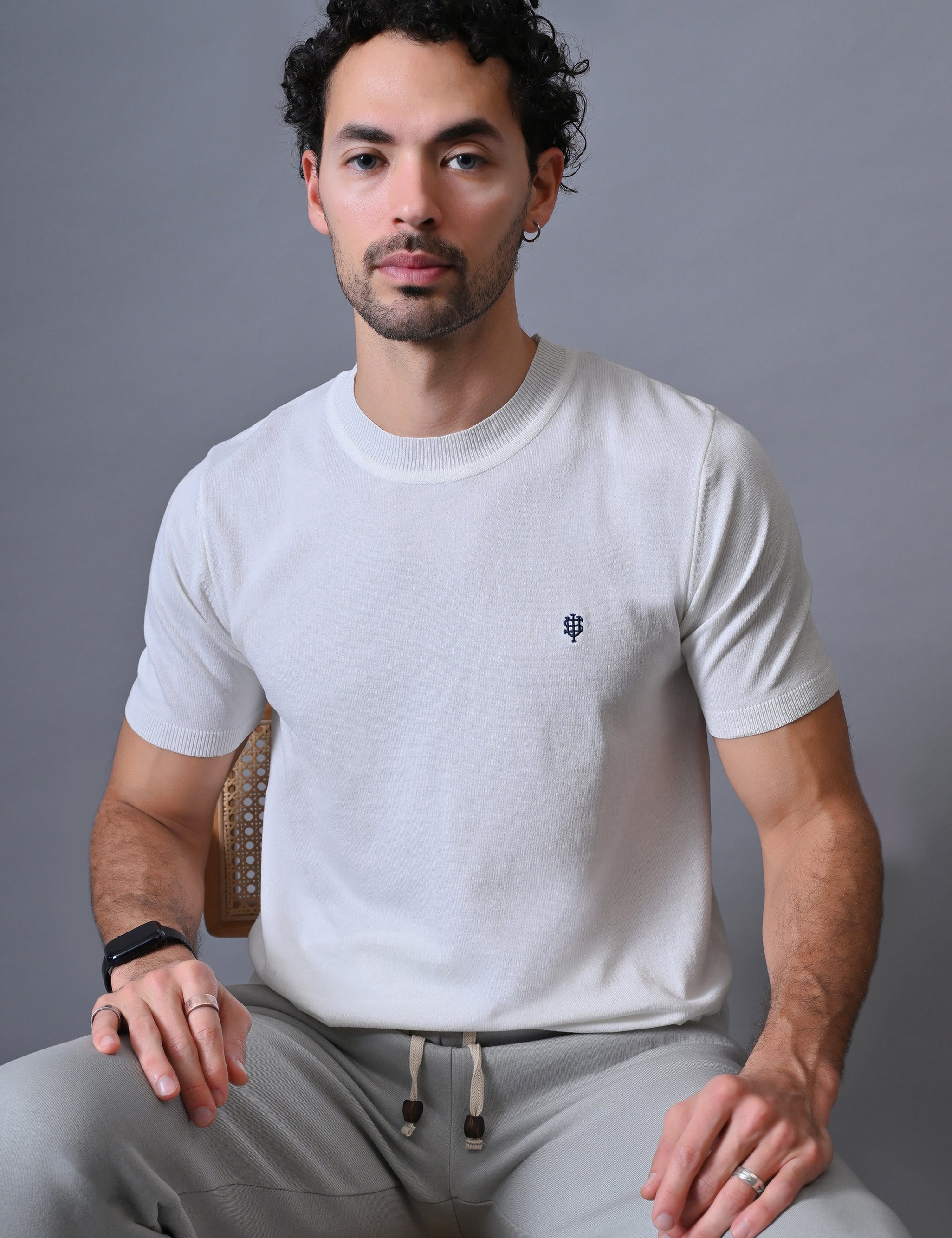 Classic Men's Knitted T-shirt